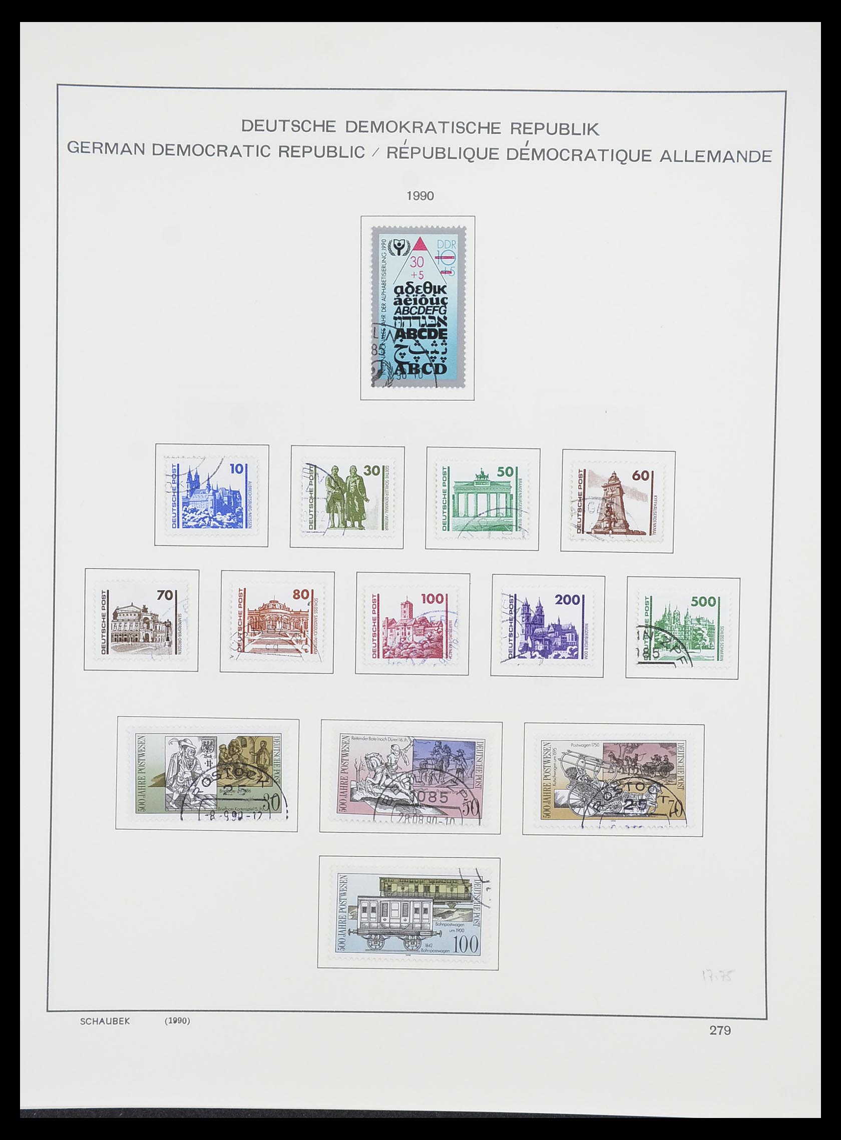33782 347 - Stamp collection 33782 DDR 1949-1990.
