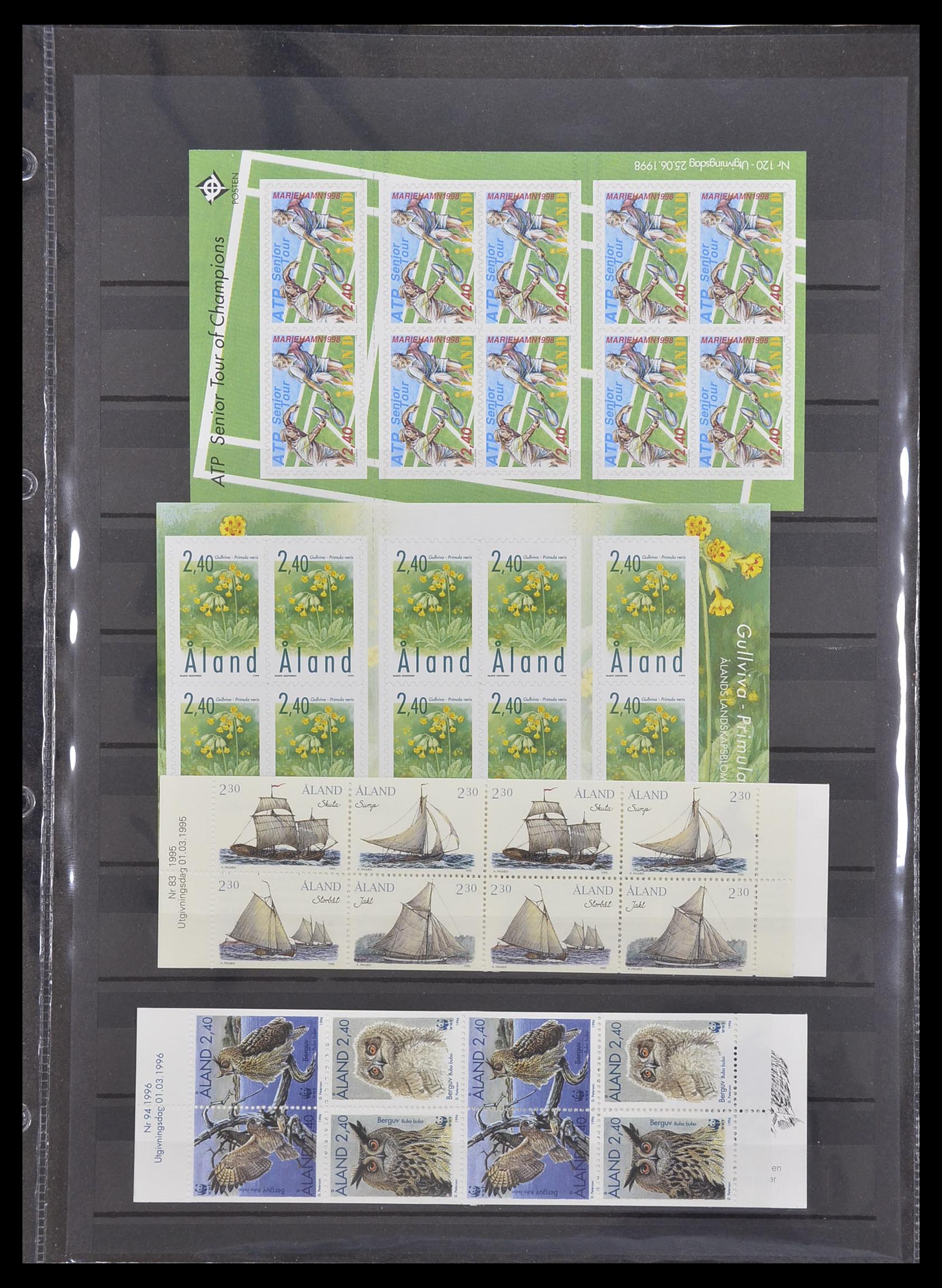 33783 020 - Postzegelverzameling 33783 Aland 1984-2001.