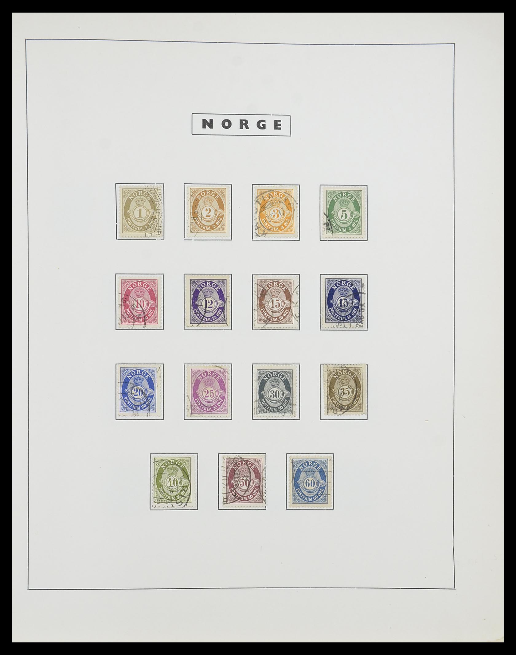 33784 010 - Stamp collection 33784 Norway 1855-1963.
