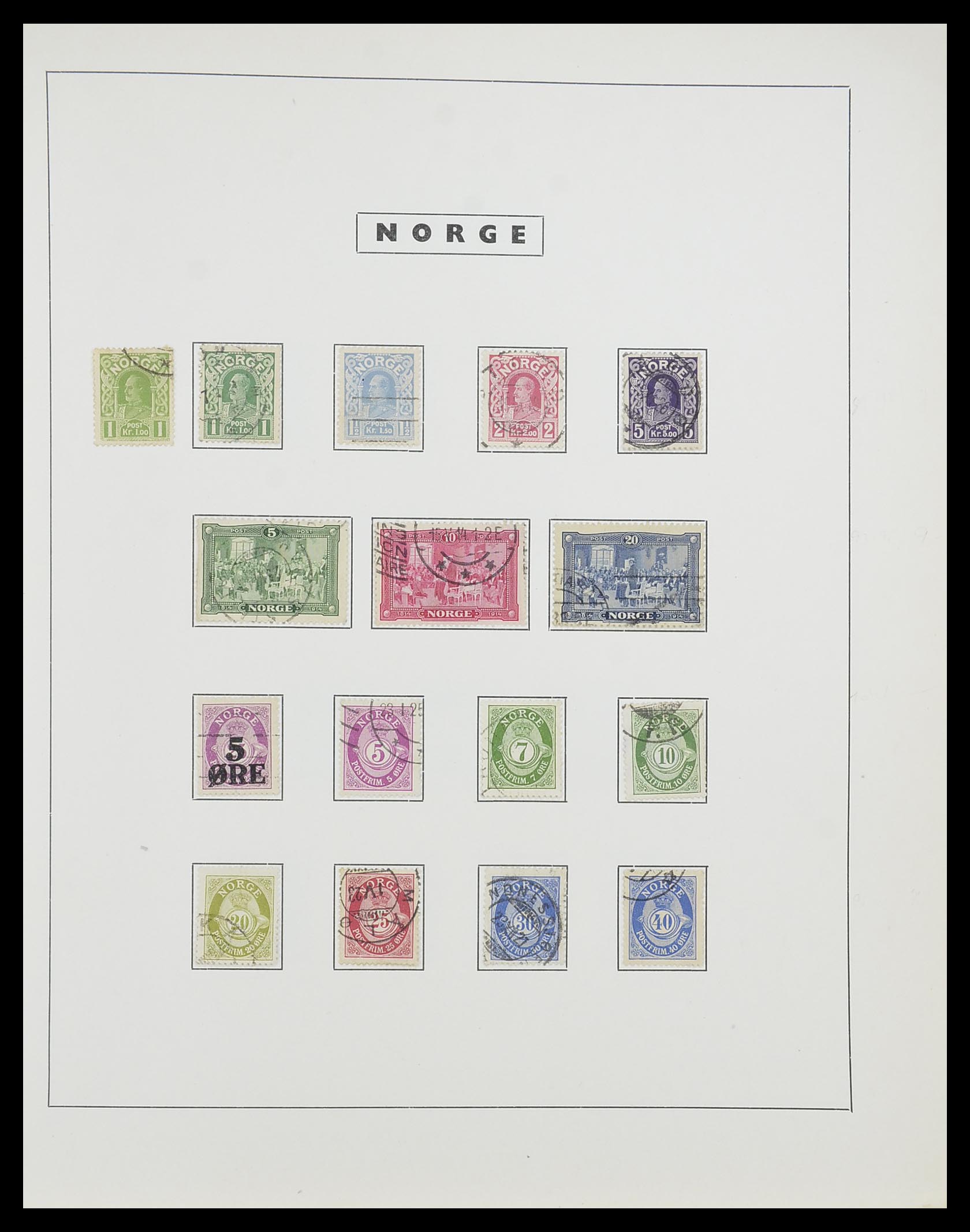 33784 011 - Stamp collection 33784 Norway 1855-1963.