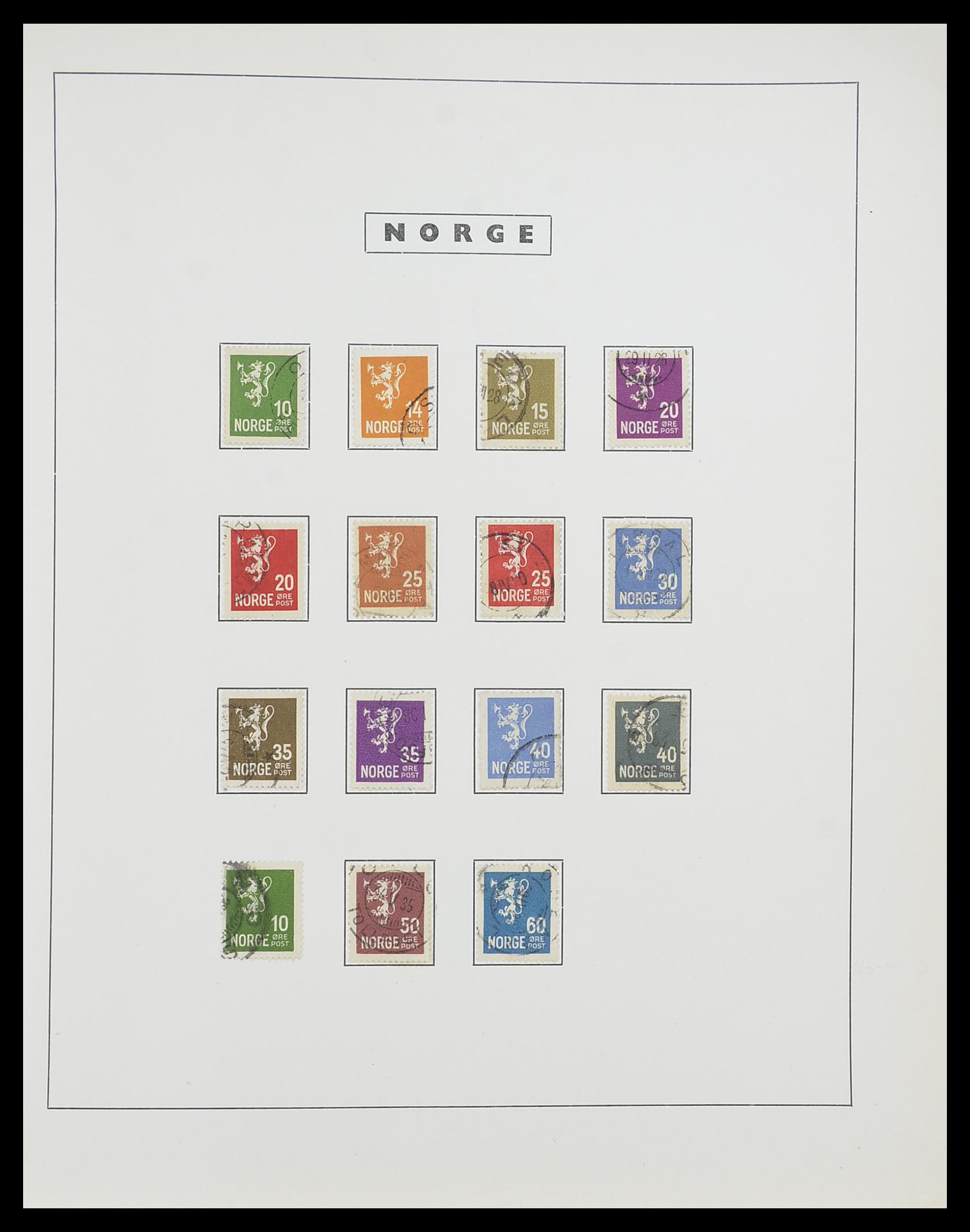 33784 013 - Stamp collection 33784 Norway 1855-1963.