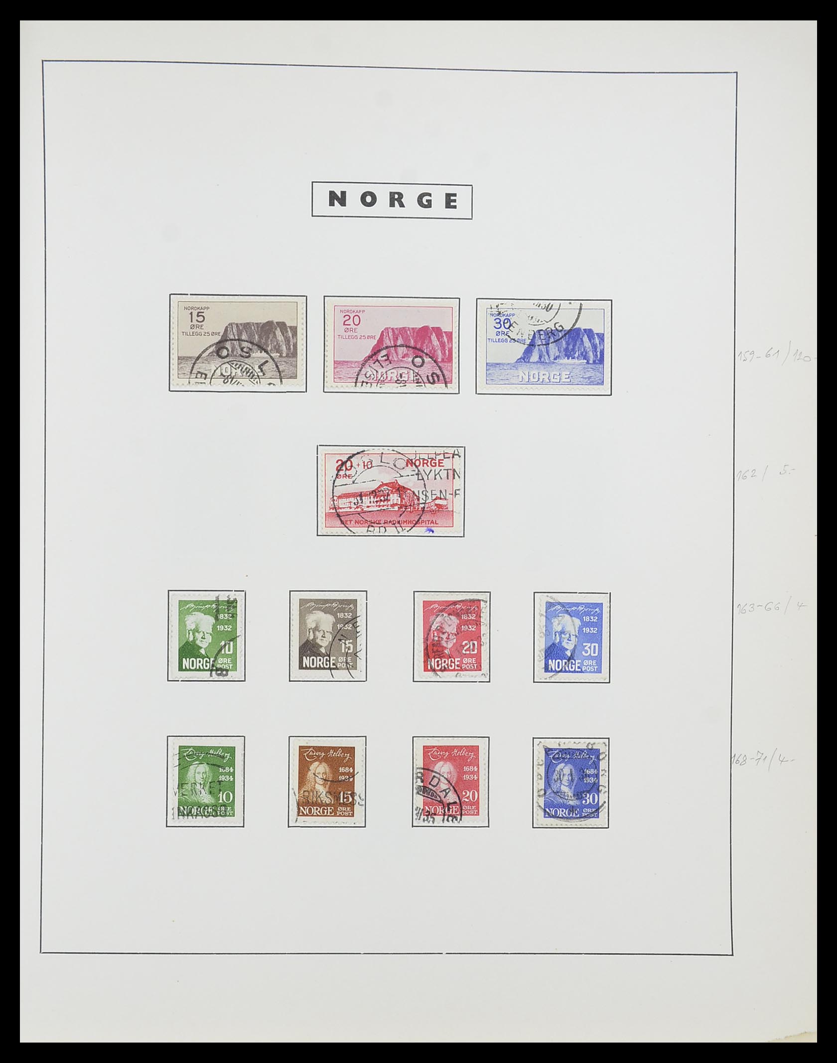 33784 016 - Stamp collection 33784 Norway 1855-1963.
