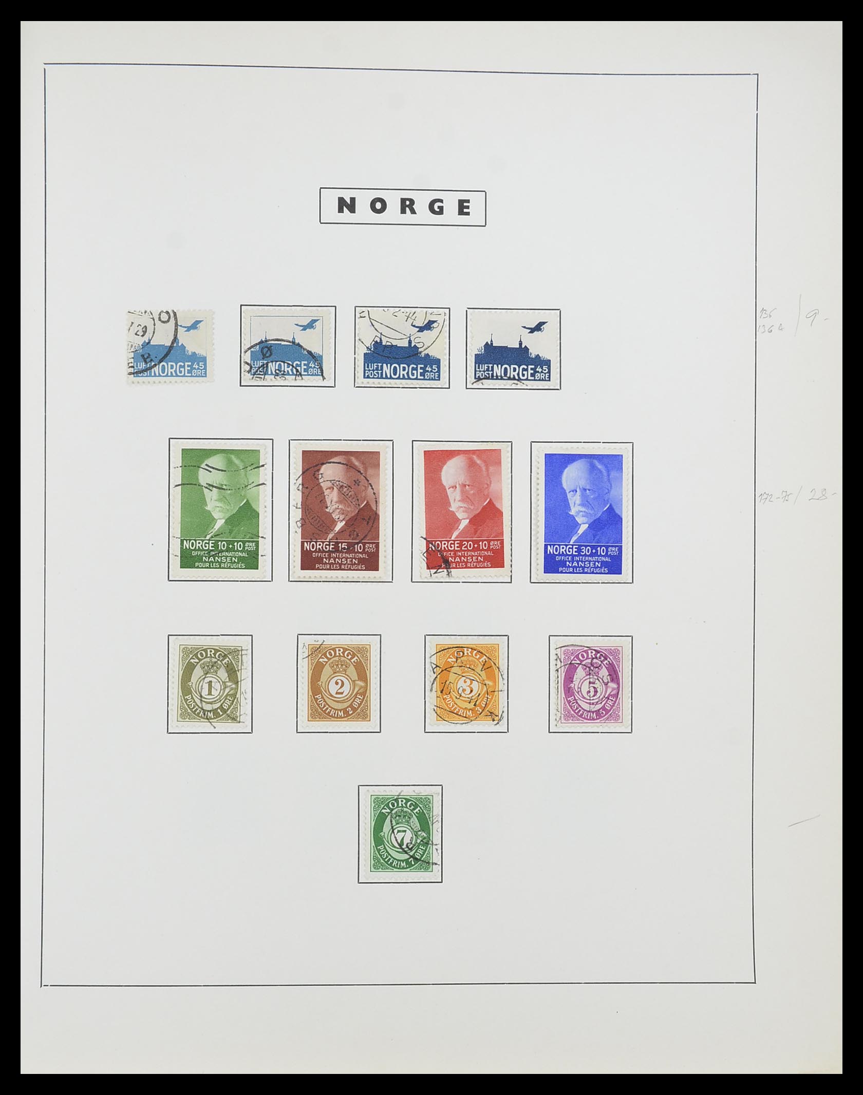 33784 017 - Stamp collection 33784 Norway 1855-1963.