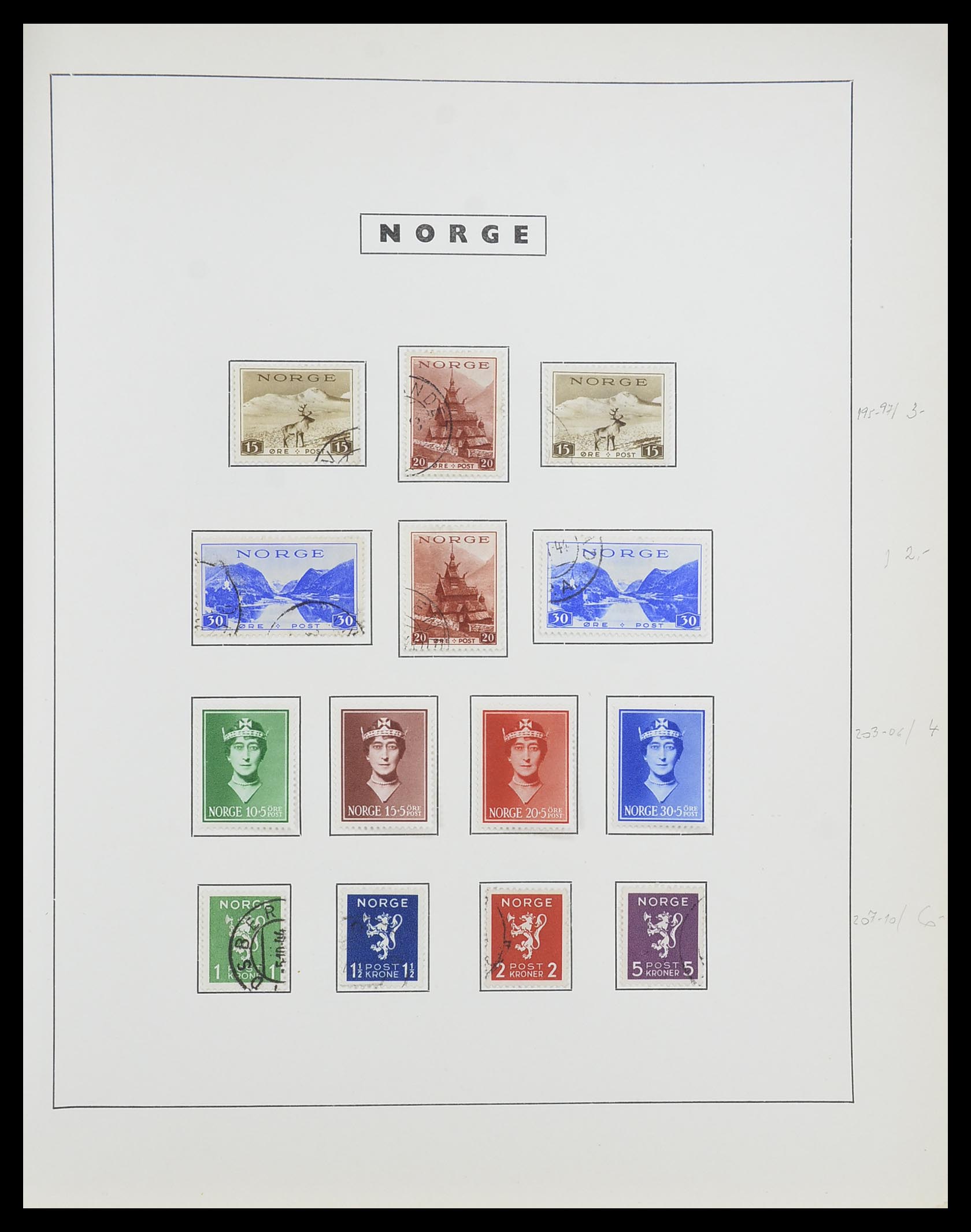 33784 019 - Stamp collection 33784 Norway 1855-1963.