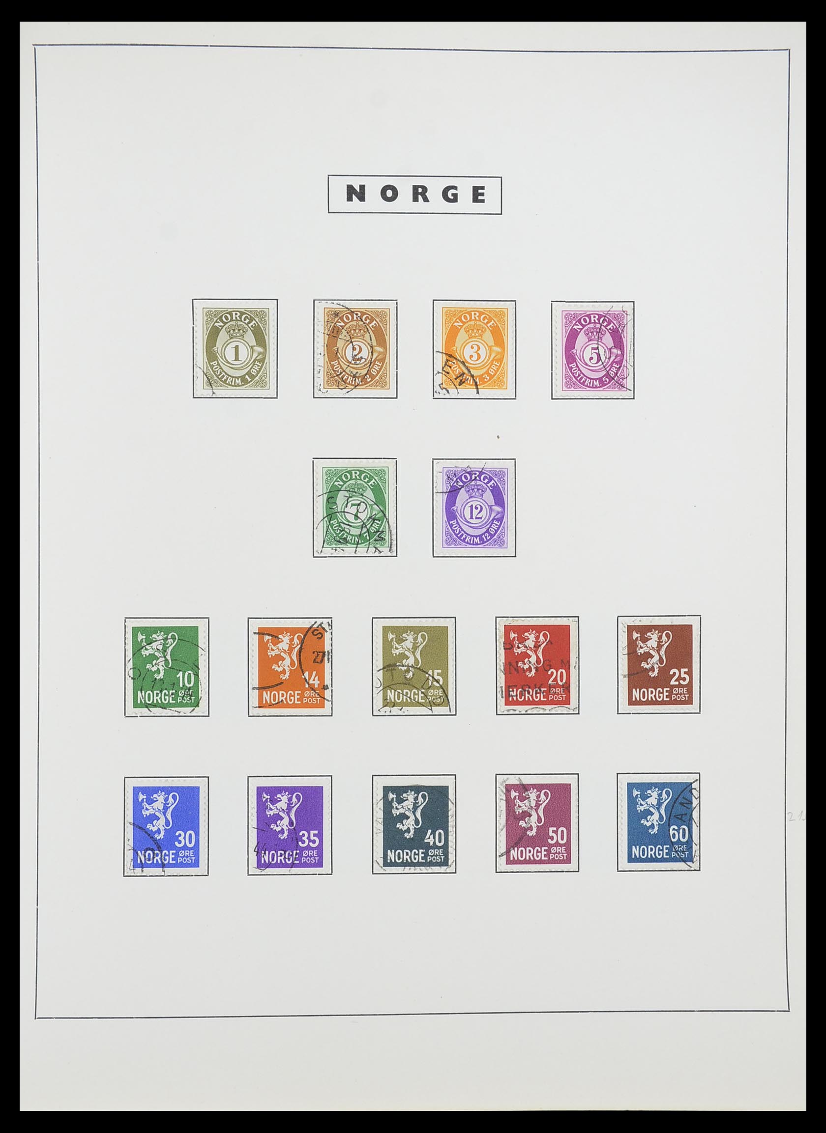 33784 021 - Stamp collection 33784 Norway 1855-1963.