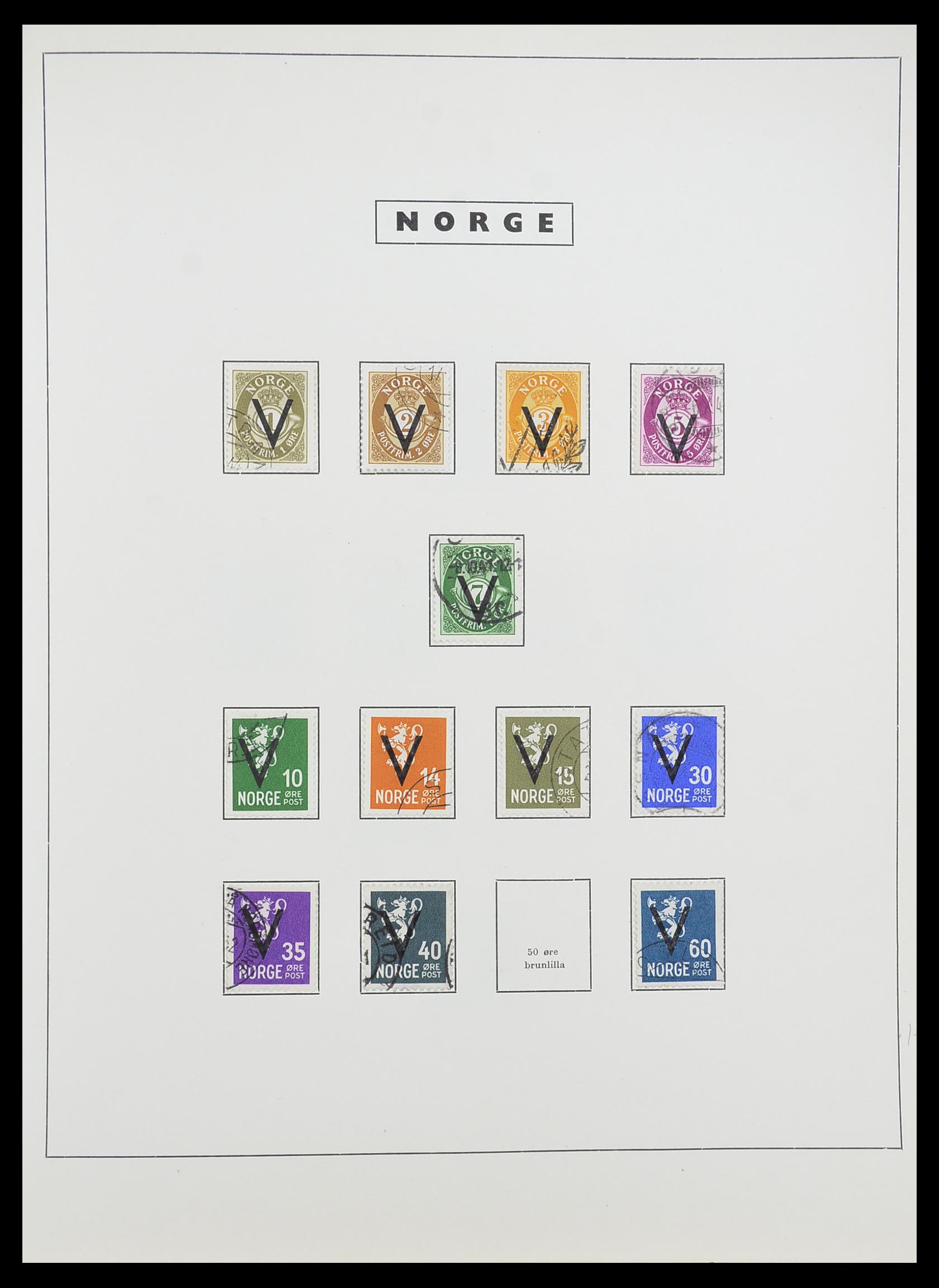 33784 022 - Stamp collection 33784 Norway 1855-1963.