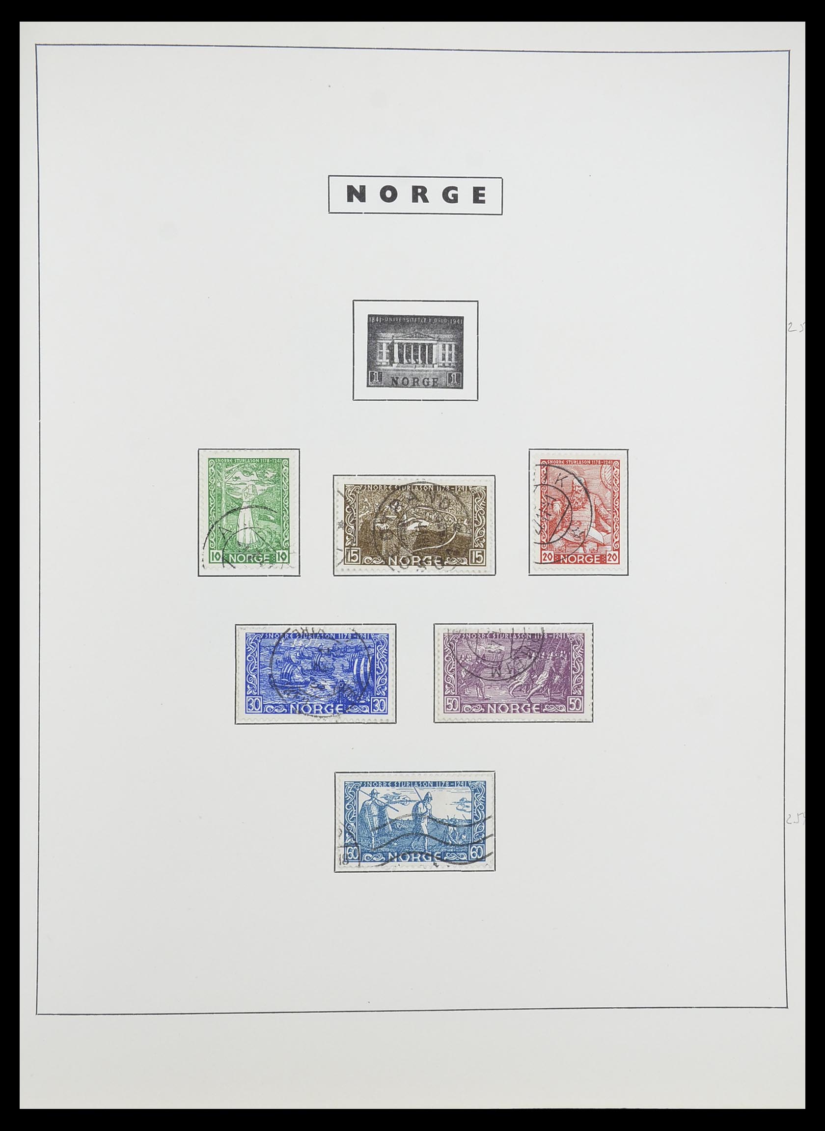 33784 025 - Stamp collection 33784 Norway 1855-1963.