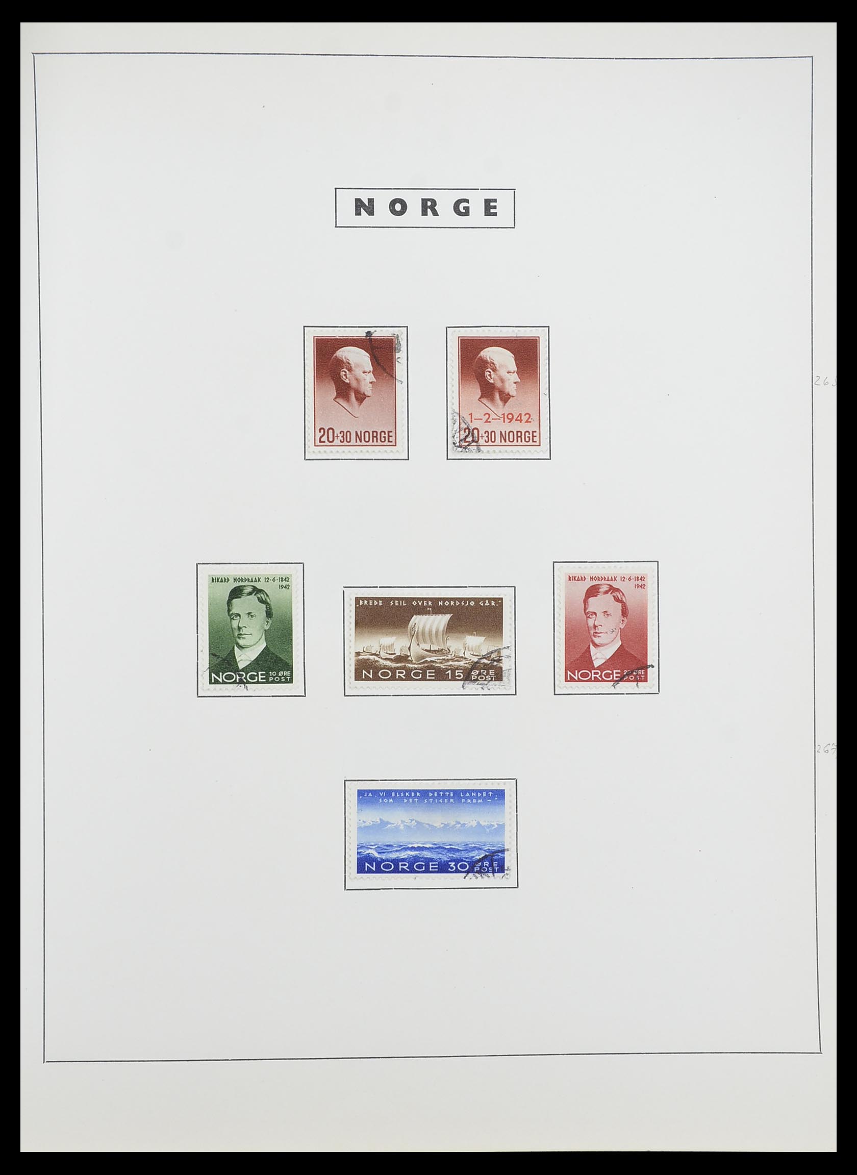 33784 026 - Stamp collection 33784 Norway 1855-1963.