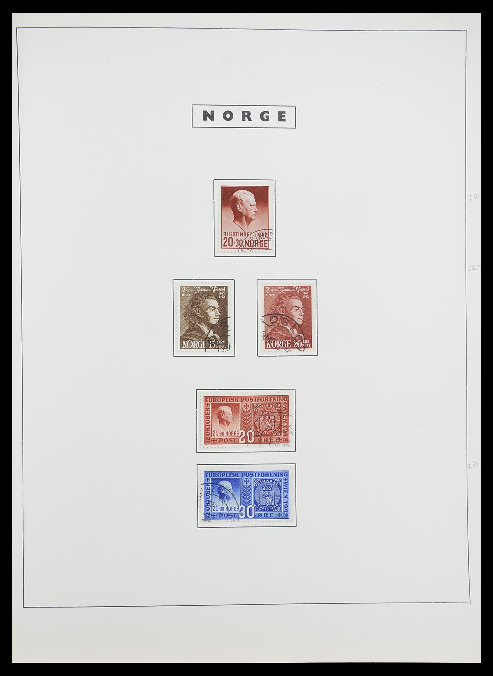33784 027 - Stamp collection 33784 Norway 1855-1963.