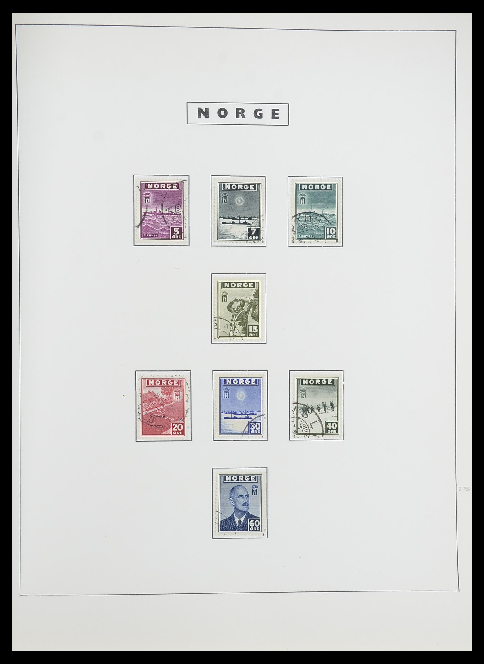 33784 030 - Stamp collection 33784 Norway 1855-1963.