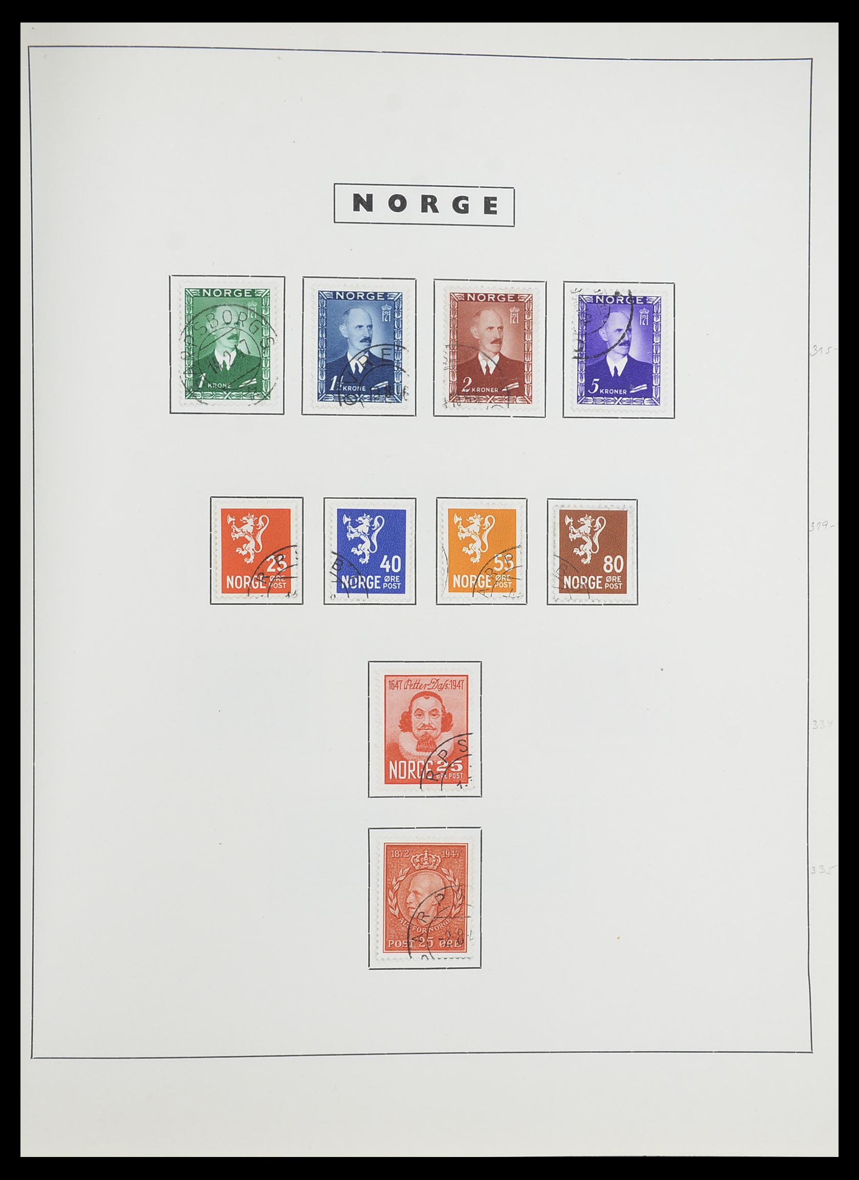 33784 033 - Stamp collection 33784 Norway 1855-1963.