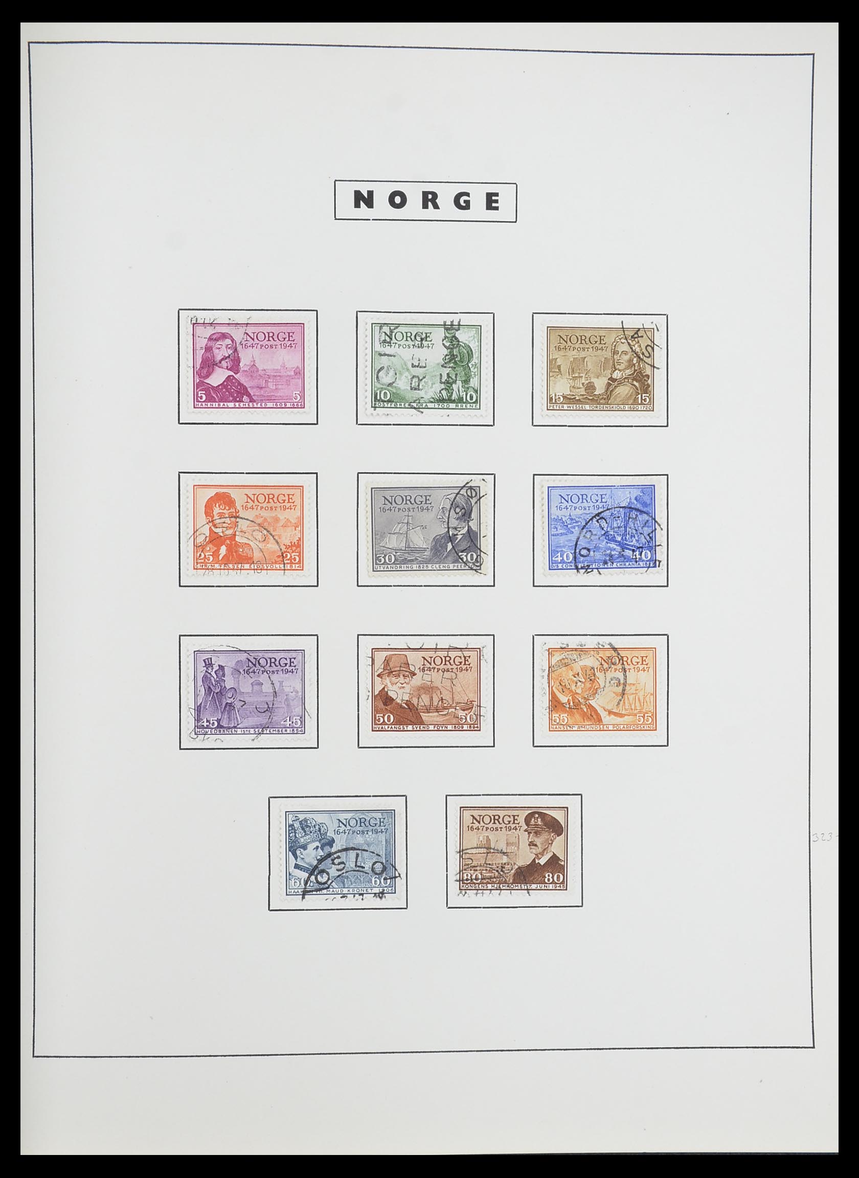 33784 034 - Stamp collection 33784 Norway 1855-1963.