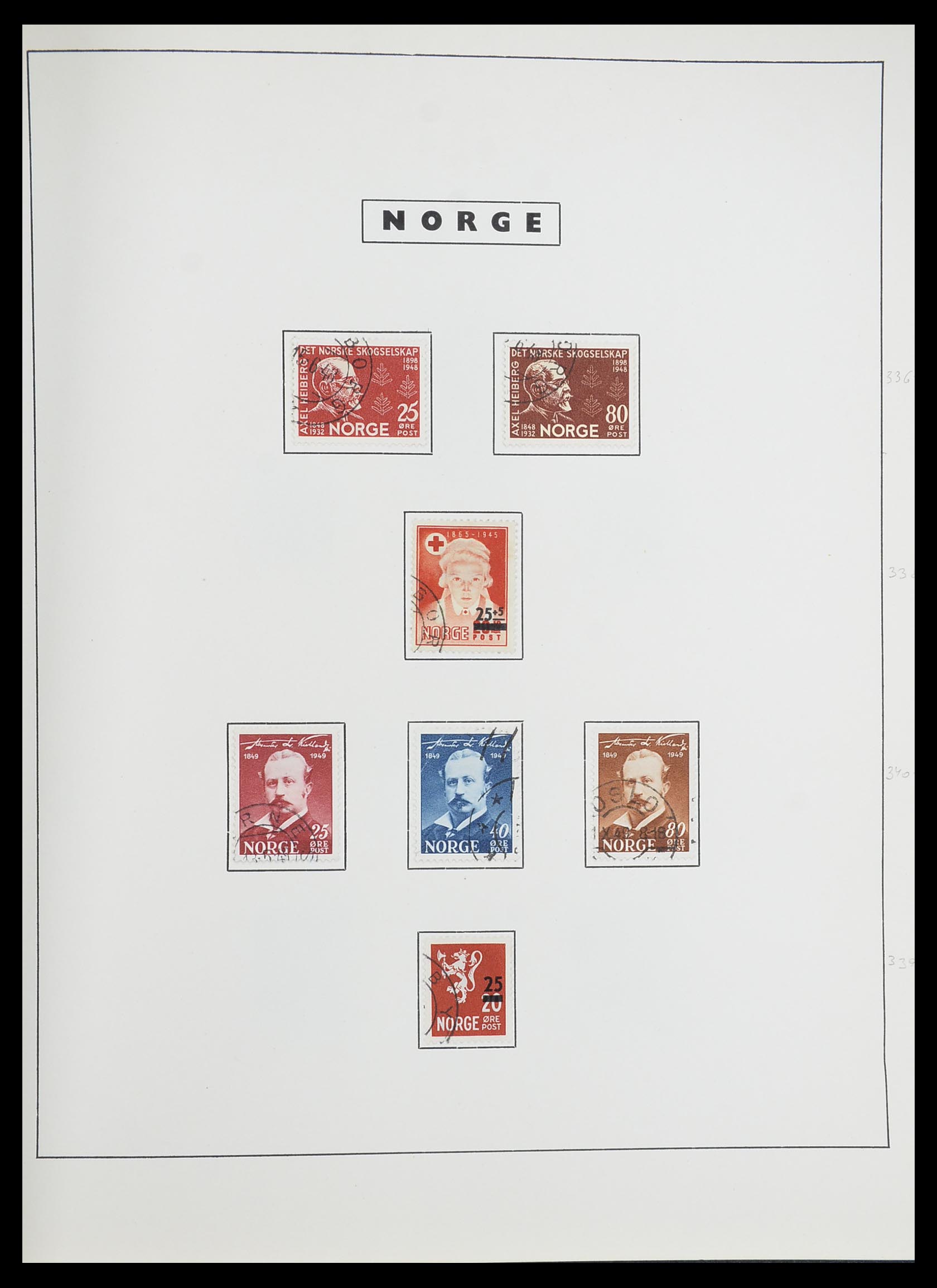 33784 035 - Stamp collection 33784 Norway 1855-1963.