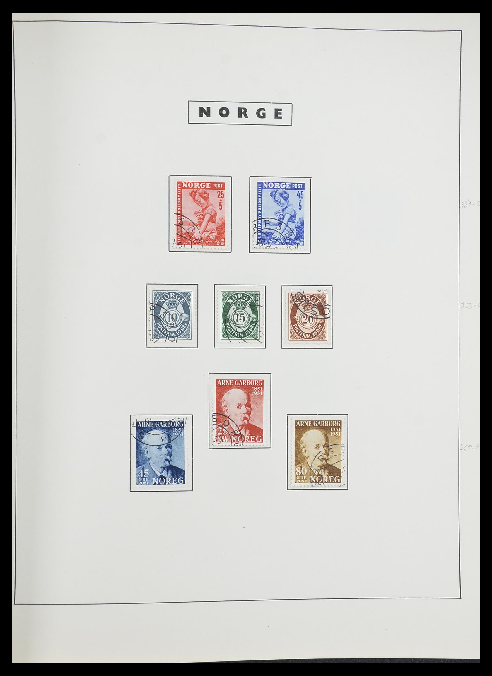 33784 037 - Stamp collection 33784 Norway 1855-1963.