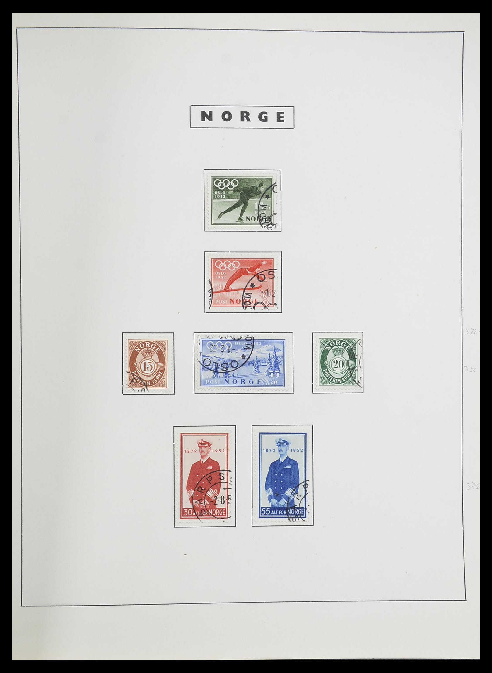 33784 039 - Stamp collection 33784 Norway 1855-1963.