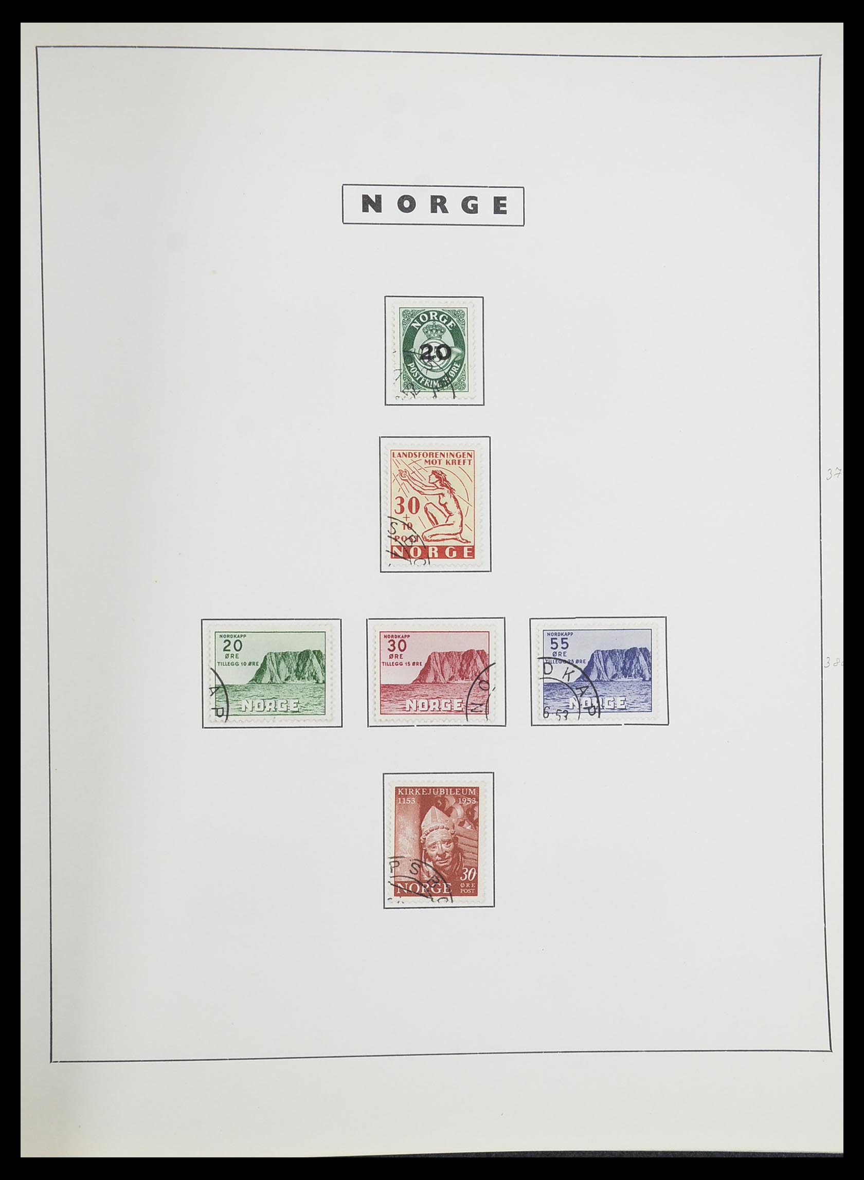 33784 040 - Stamp collection 33784 Norway 1855-1963.