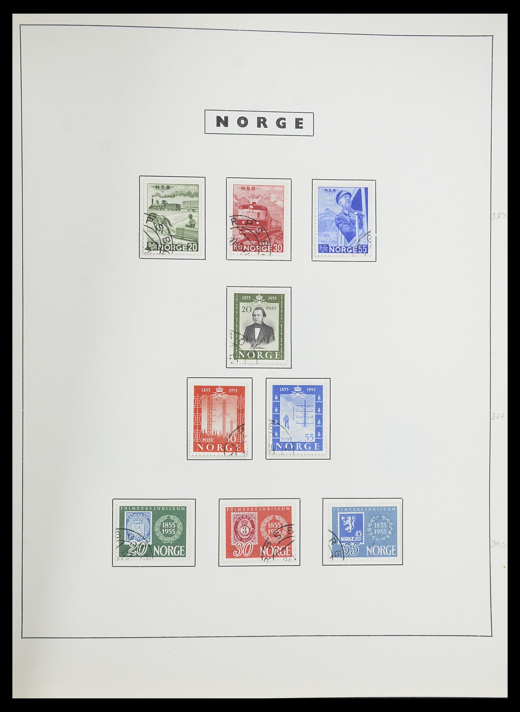 33784 041 - Stamp collection 33784 Norway 1855-1963.