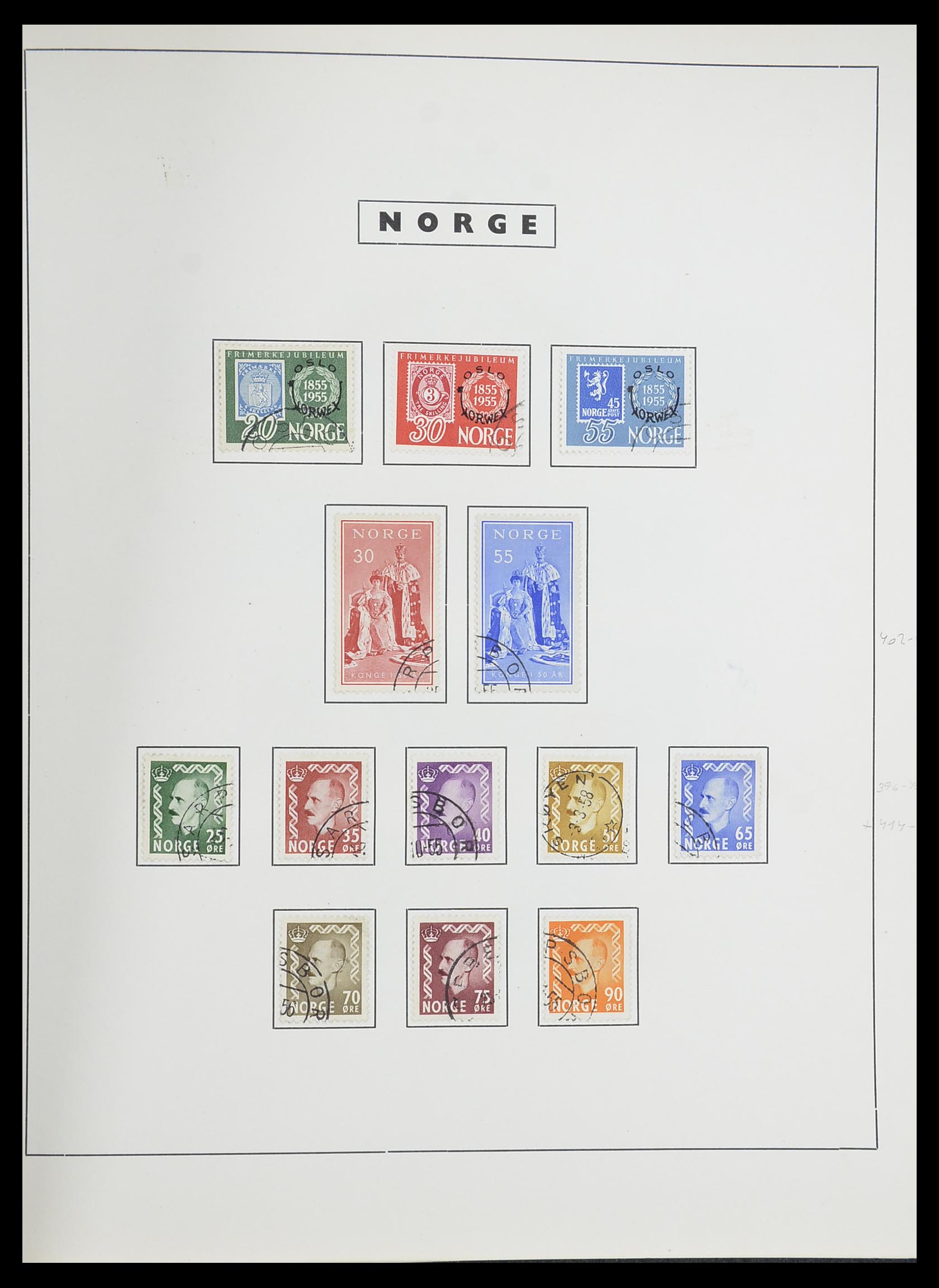 33784 042 - Stamp collection 33784 Norway 1855-1963.
