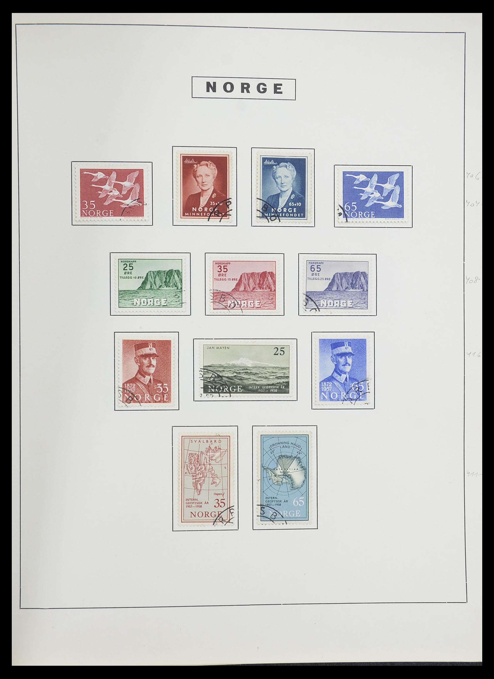 33784 043 - Stamp collection 33784 Norway 1855-1963.