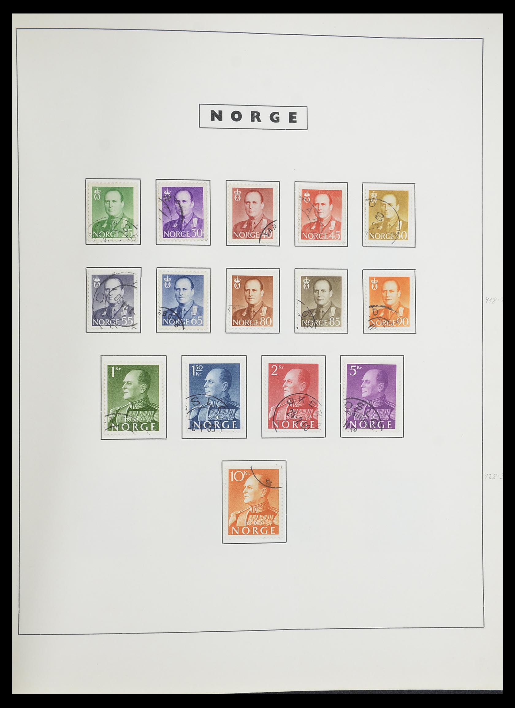 33784 044 - Stamp collection 33784 Norway 1855-1963.