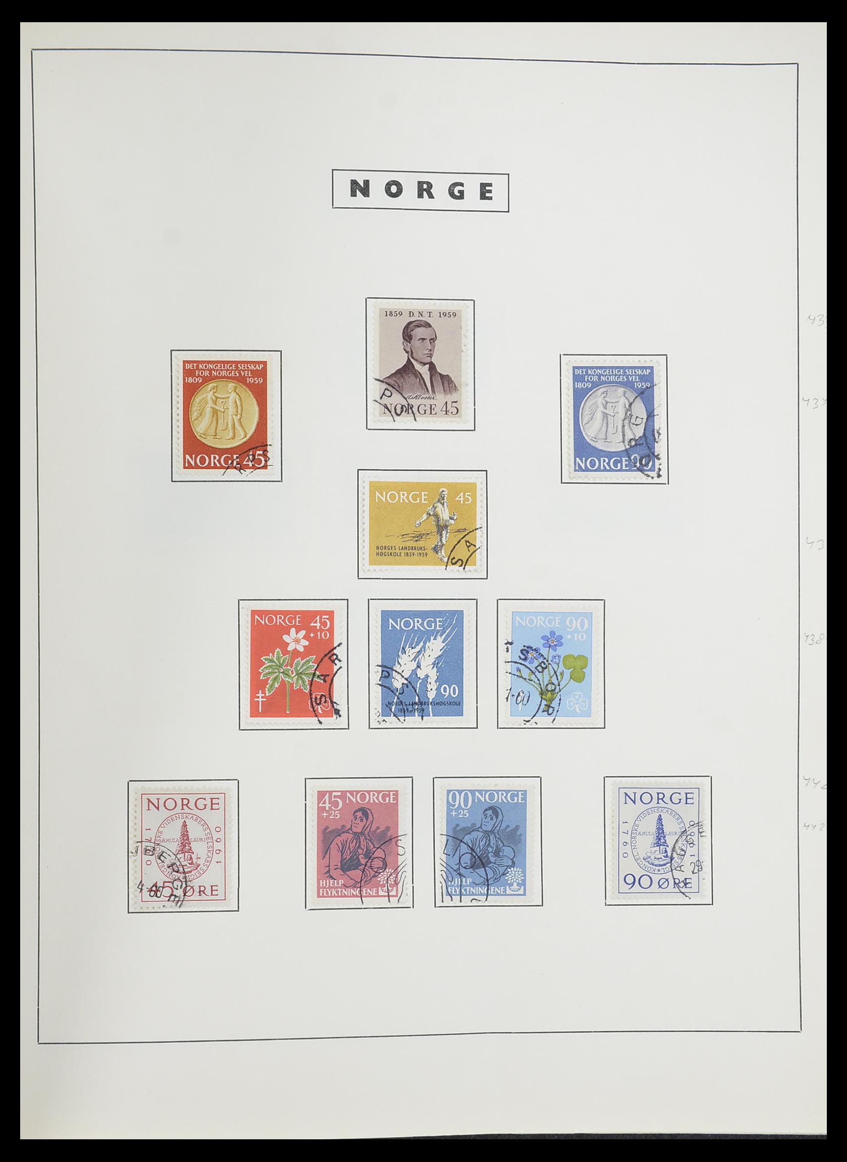 33784 045 - Stamp collection 33784 Norway 1855-1963.