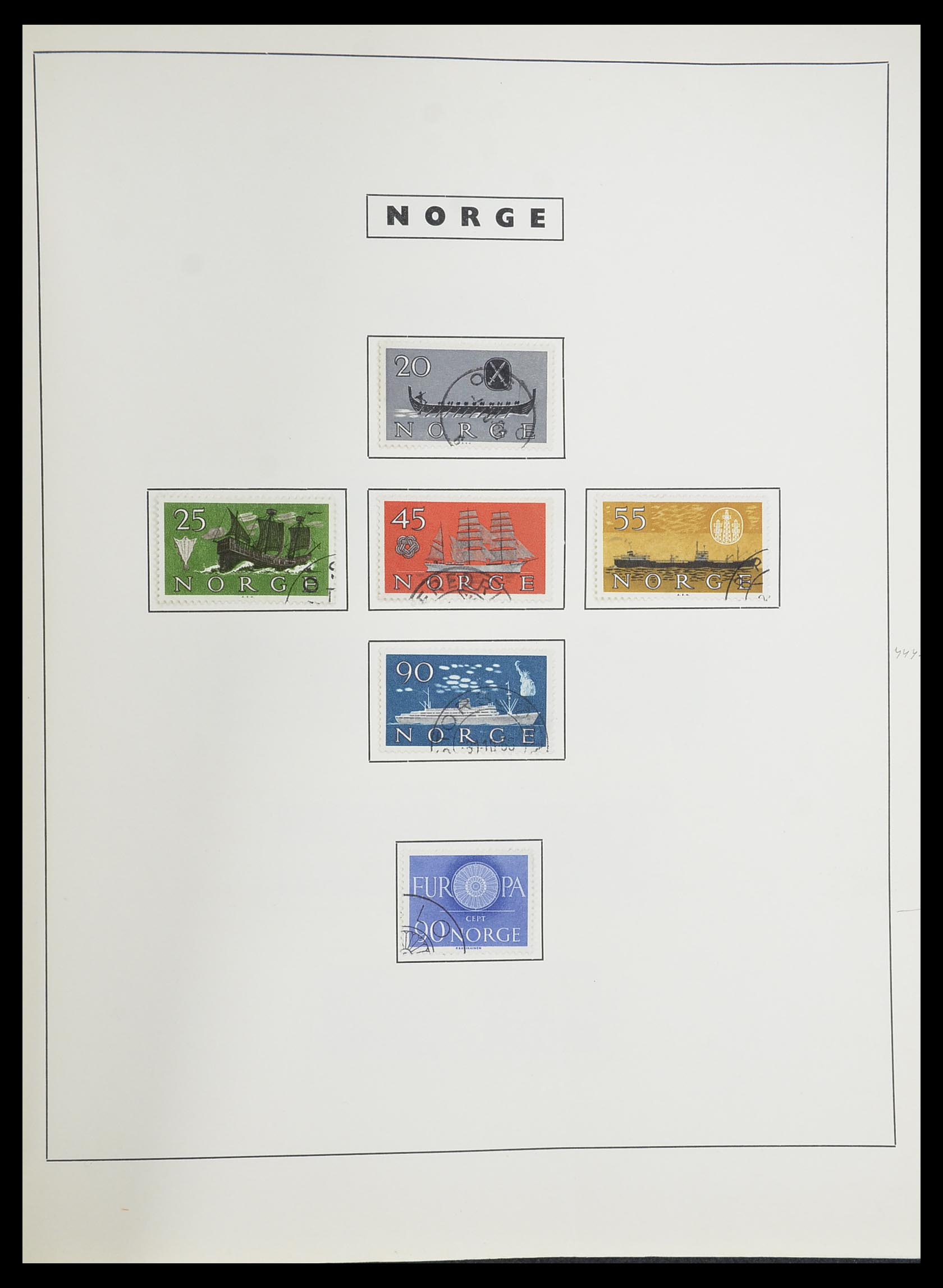 33784 046 - Stamp collection 33784 Norway 1855-1963.