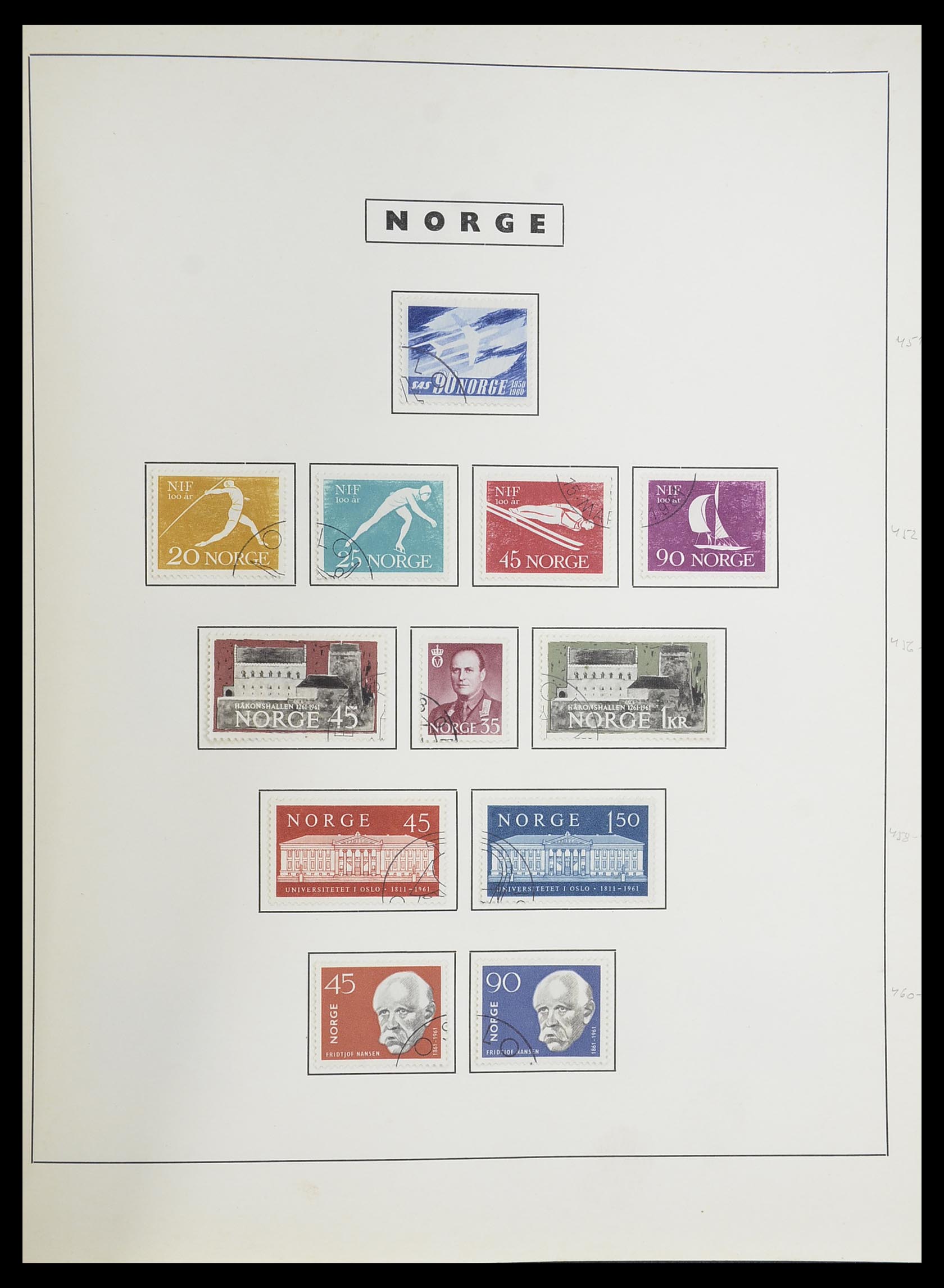 33784 047 - Stamp collection 33784 Norway 1855-1963.