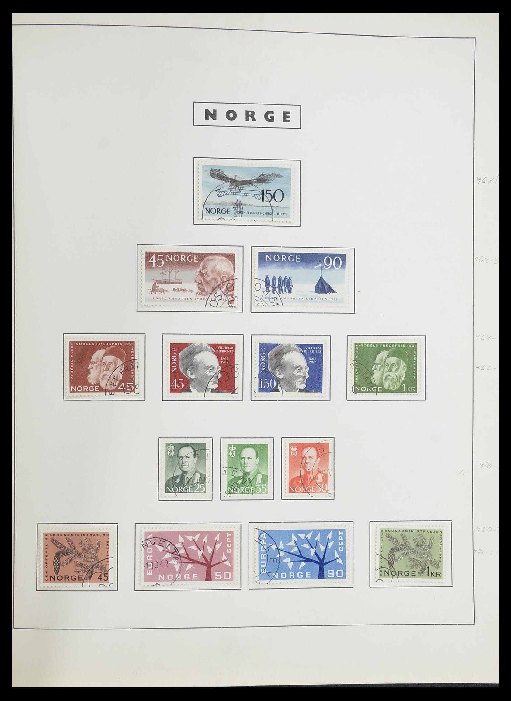 33784 048 - Stamp collection 33784 Norway 1855-1963.