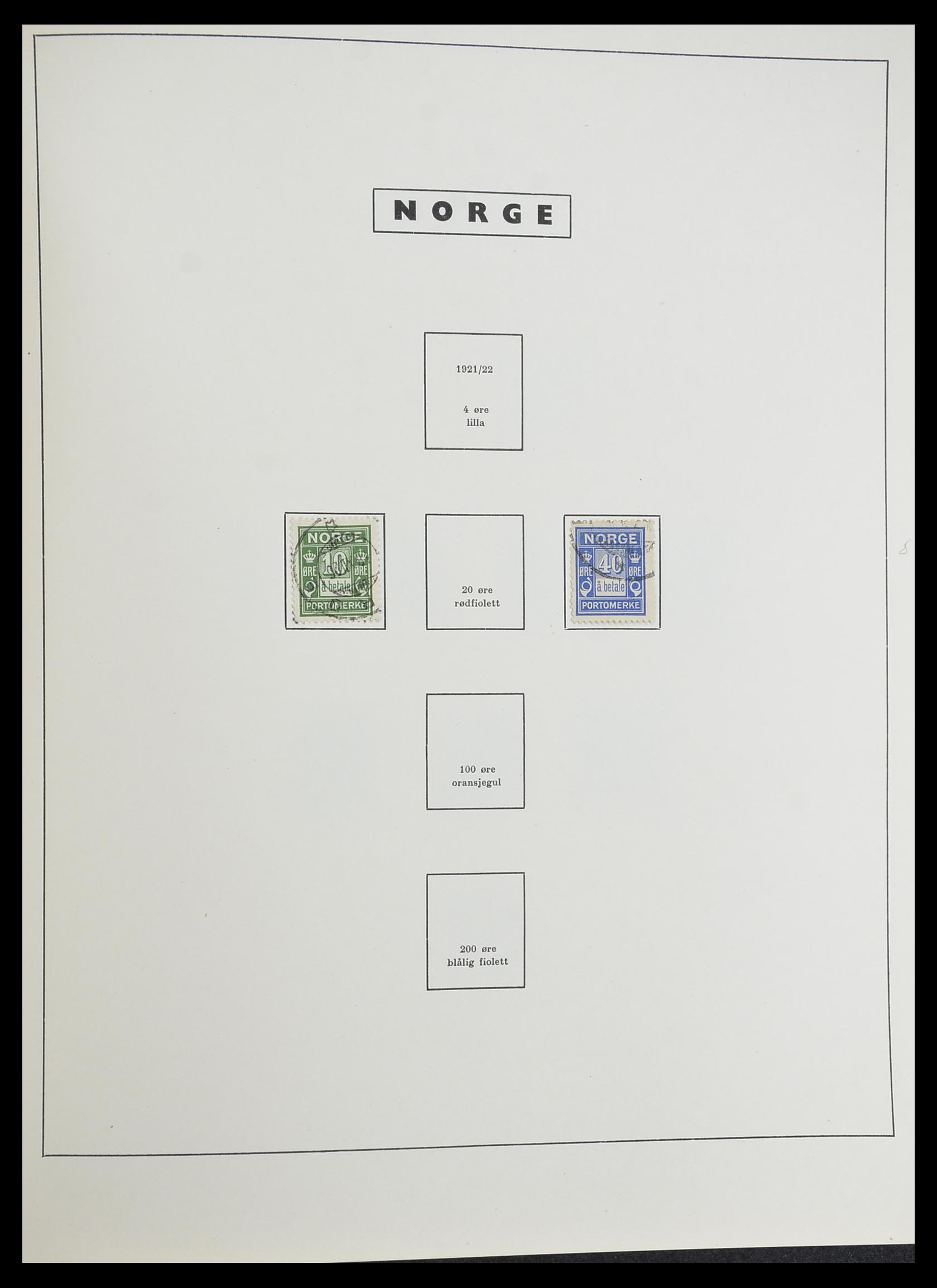 33784 053 - Stamp collection 33784 Norway 1855-1963.