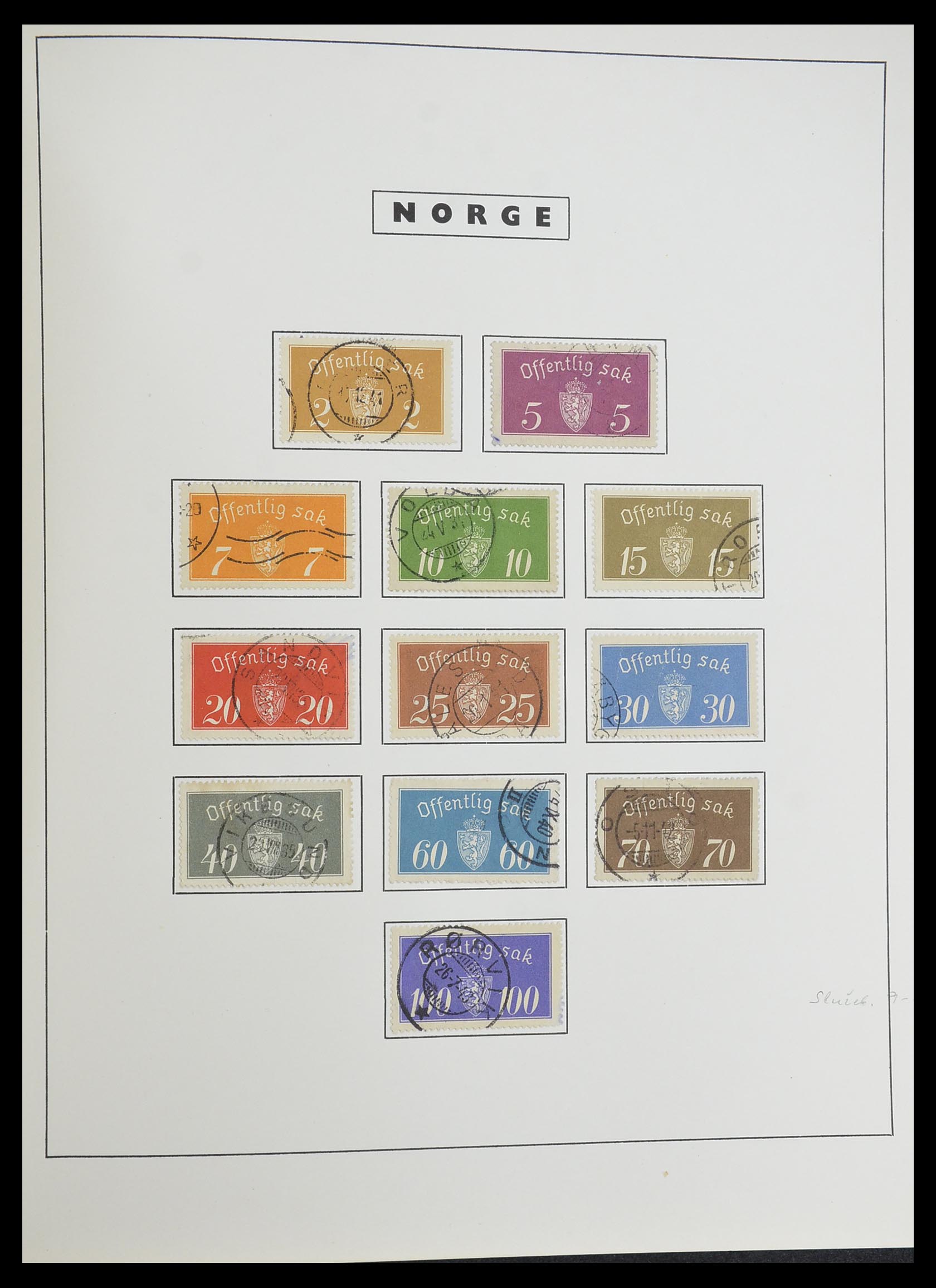 33784 055 - Stamp collection 33784 Norway 1855-1963.