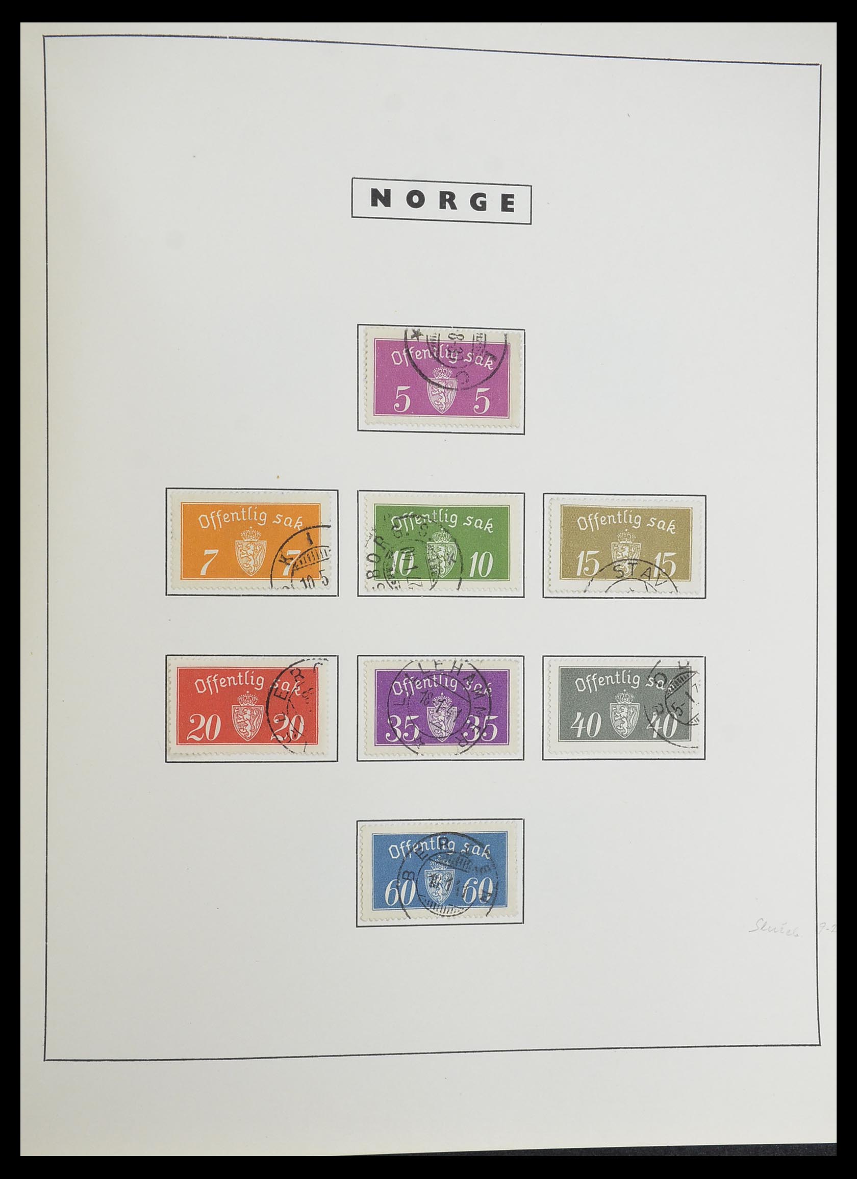 33784 056 - Stamp collection 33784 Norway 1855-1963.