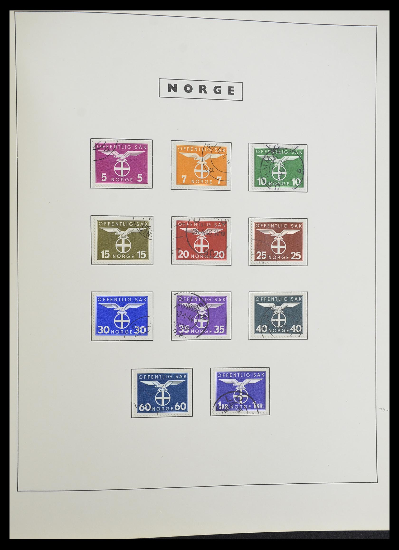 33784 059 - Stamp collection 33784 Norway 1855-1963.