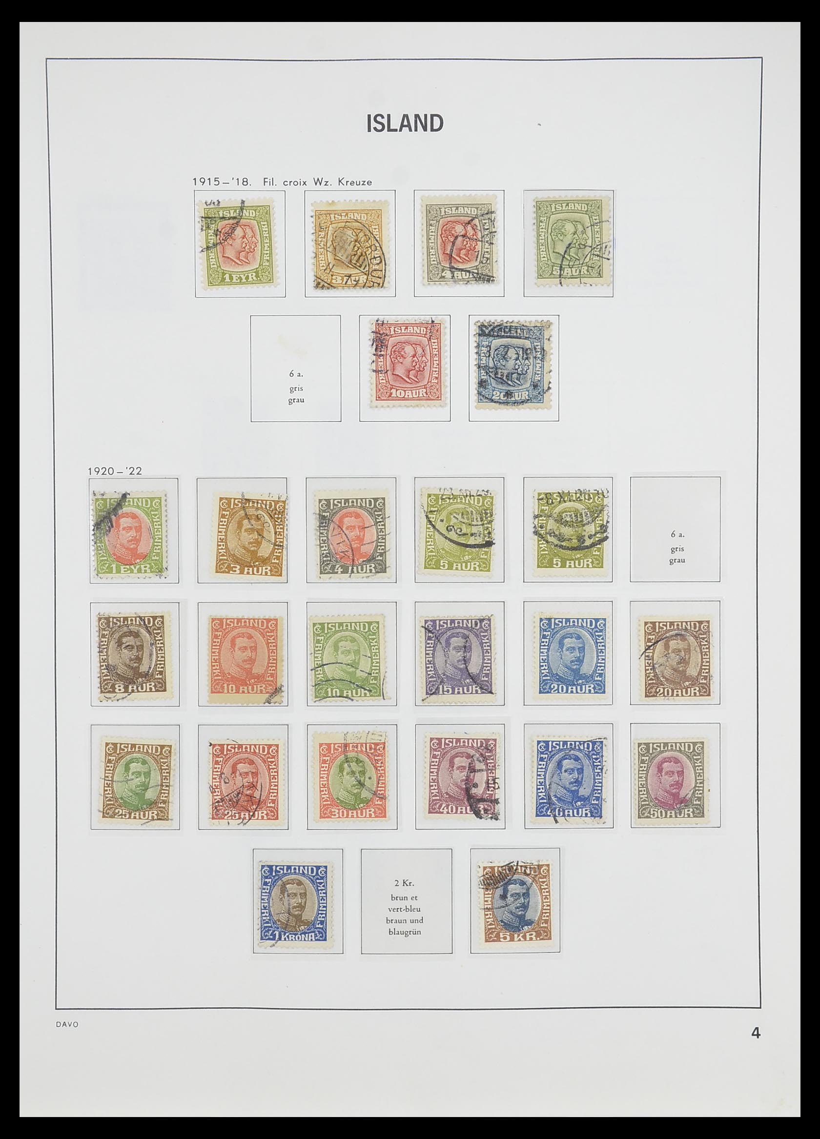 33785 005 - Stamp collection 33785 Iceland 1876-1990.