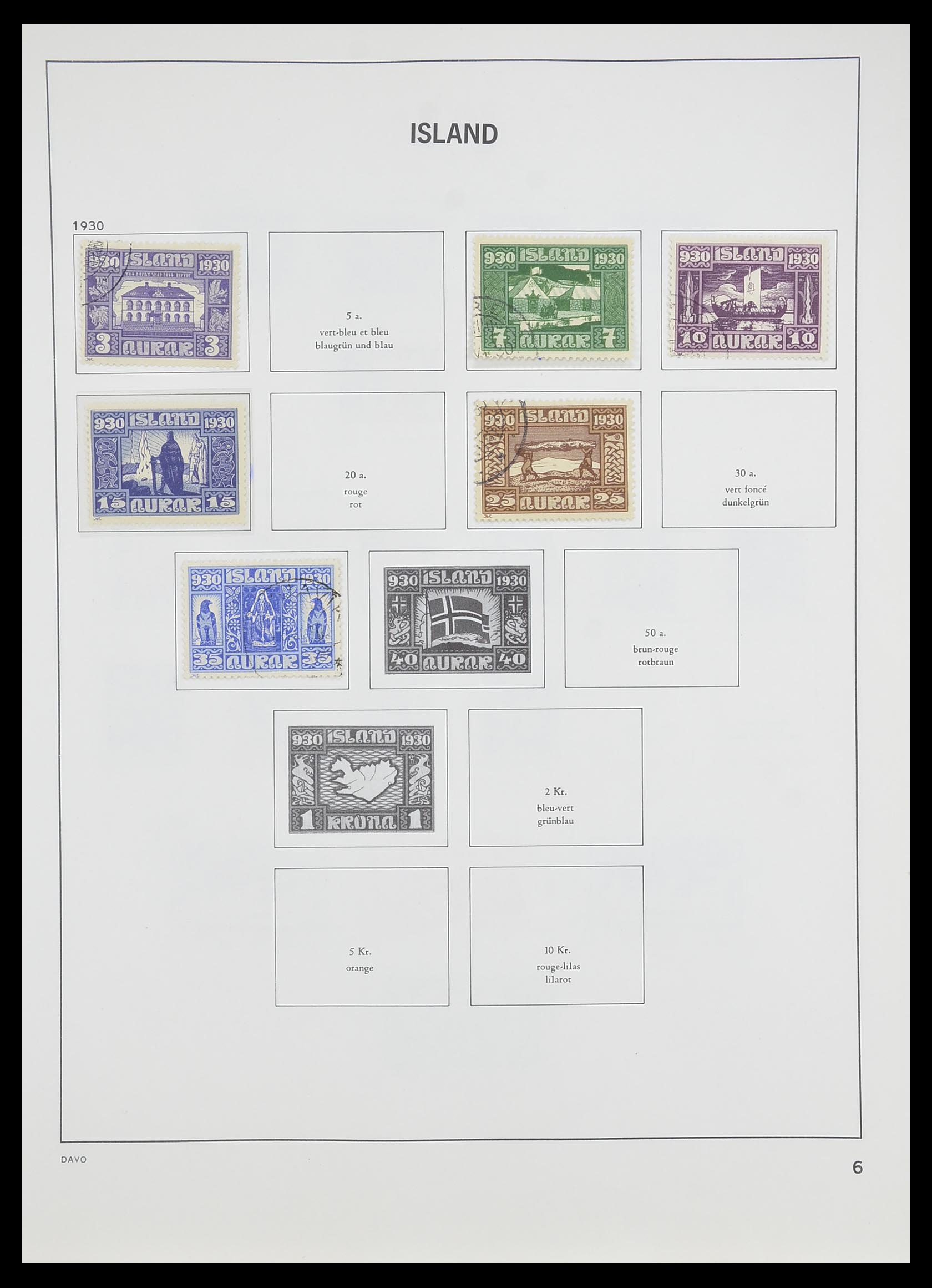 33785 007 - Stamp collection 33785 Iceland 1876-1990.