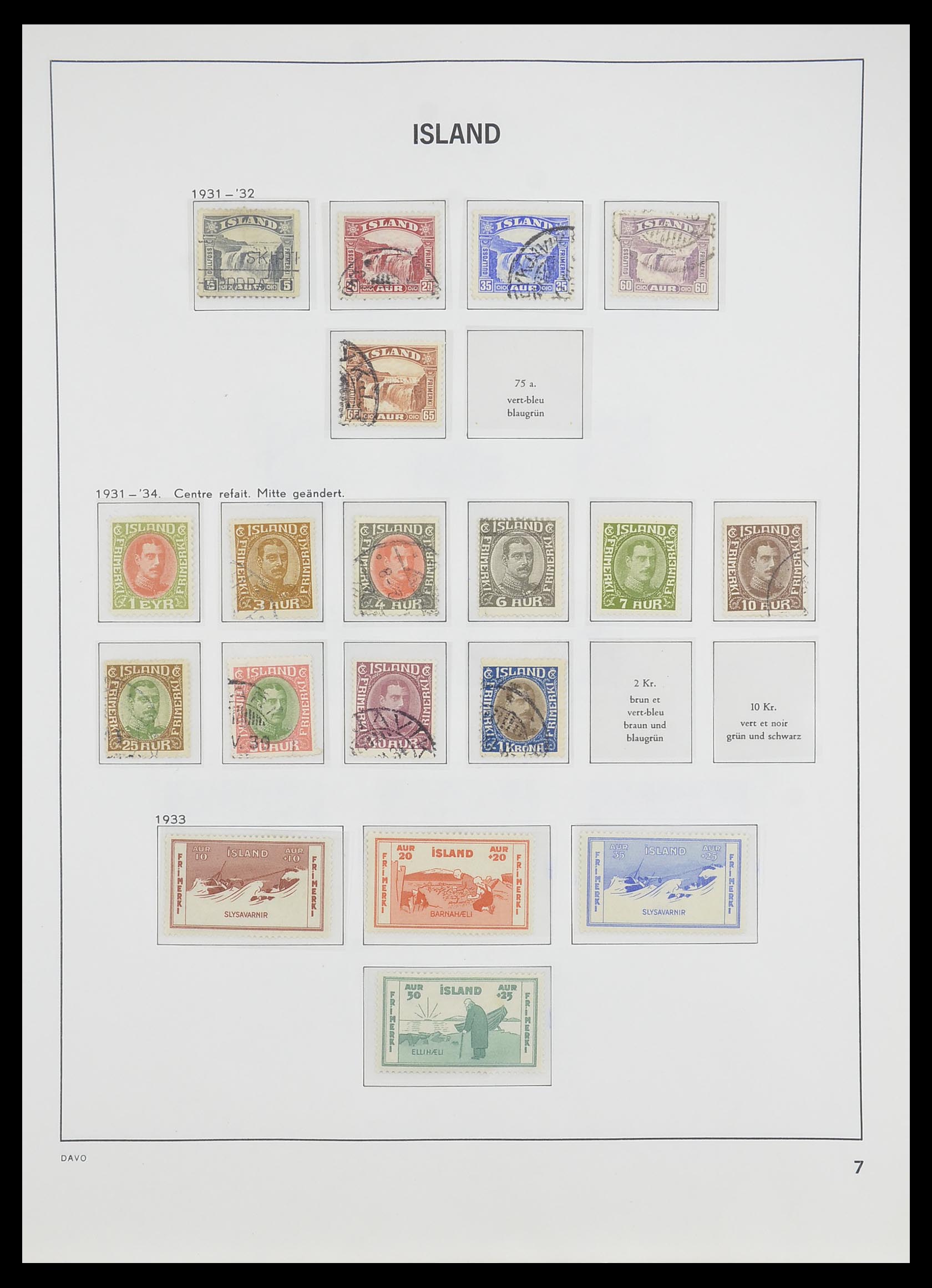 33785 008 - Stamp collection 33785 Iceland 1876-1990.