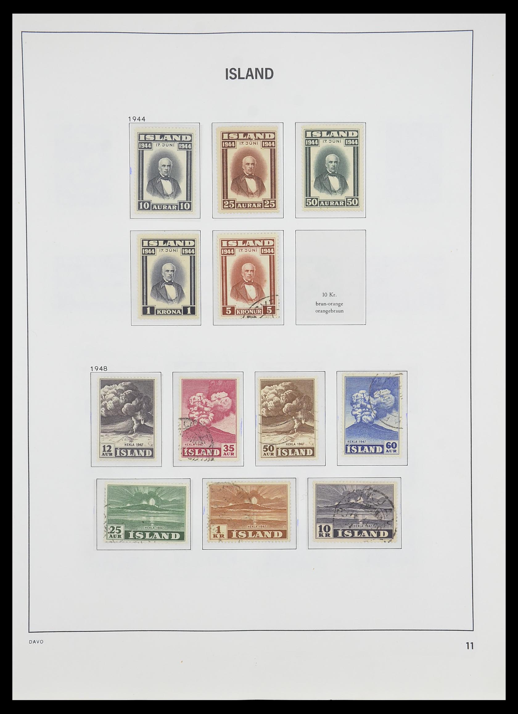 33785 012 - Stamp collection 33785 Iceland 1876-1990.