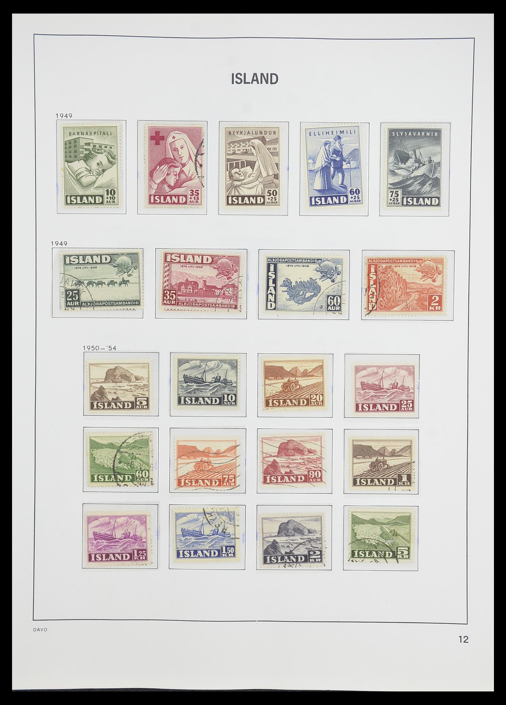 33785 013 - Stamp collection 33785 Iceland 1876-1990.