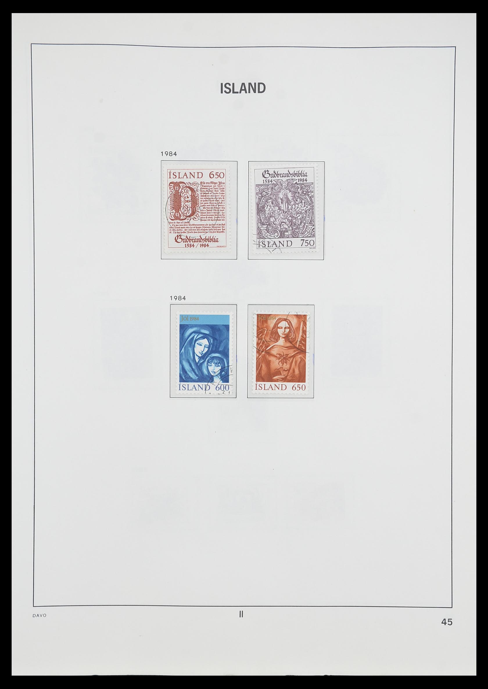 33785 046 - Postzegelverzameling 33785 IJsland 1876-1990.