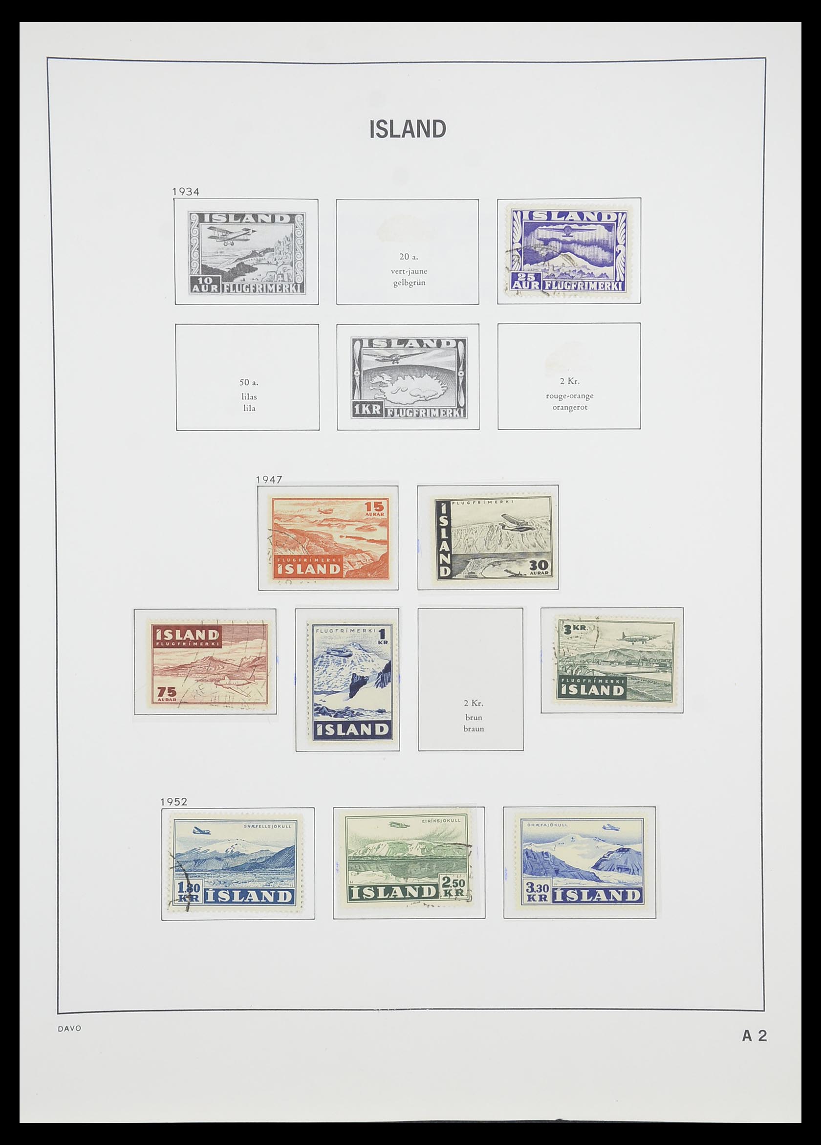 33785 059 - Postzegelverzameling 33785 IJsland 1876-1990.