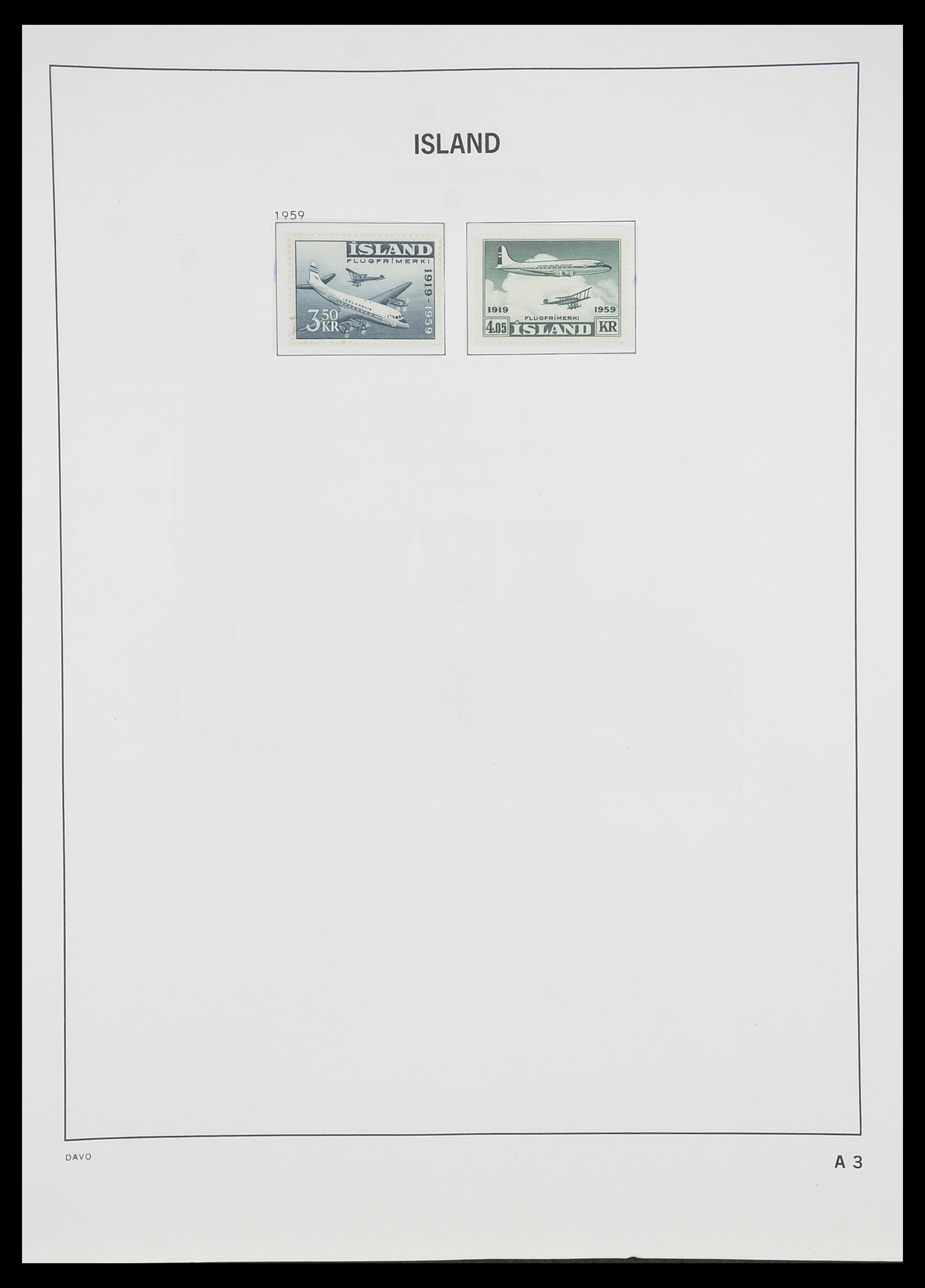 33785 060 - Postzegelverzameling 33785 IJsland 1876-1990.
