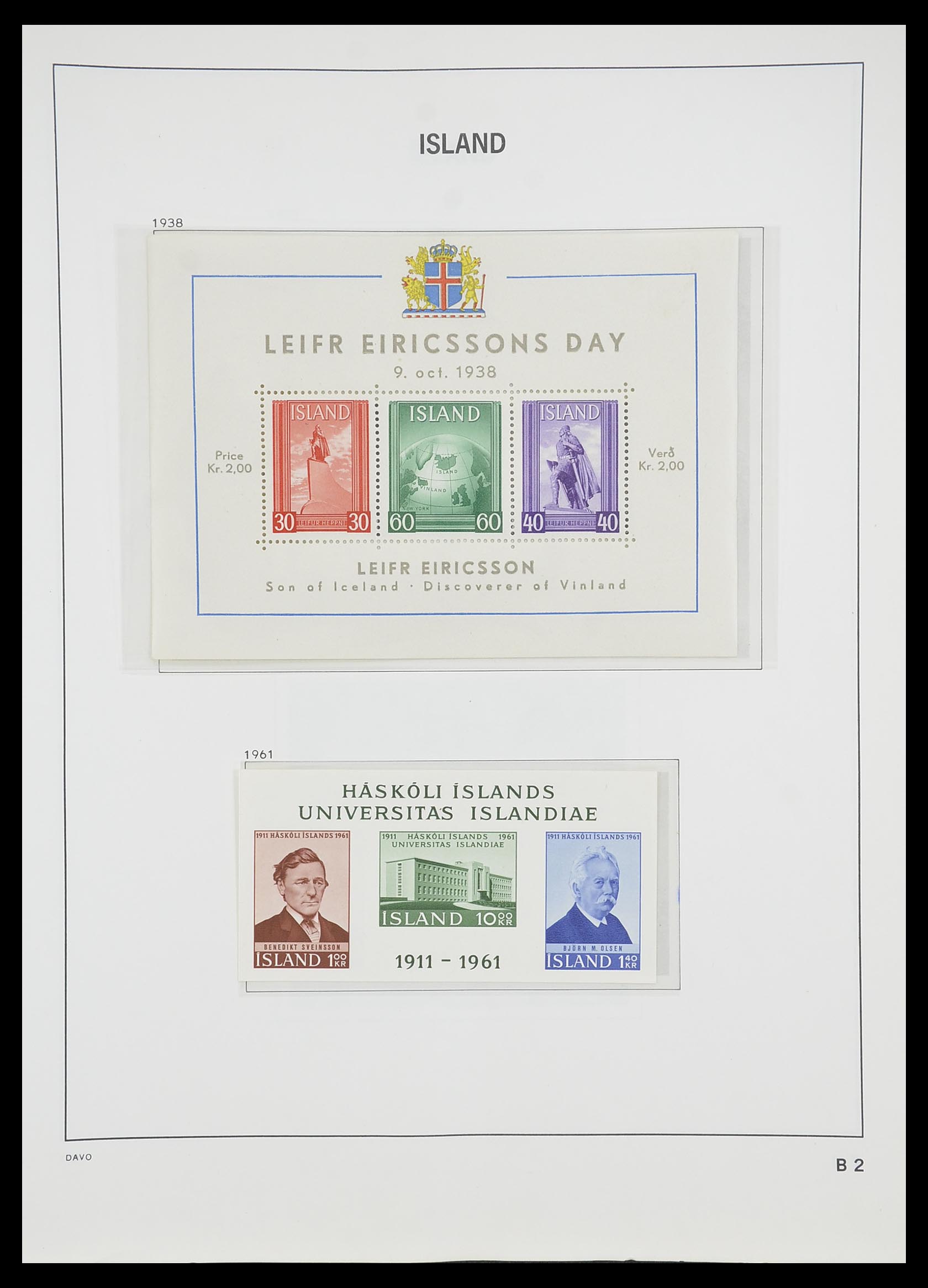 33785 061 - Postzegelverzameling 33785 IJsland 1876-1990.