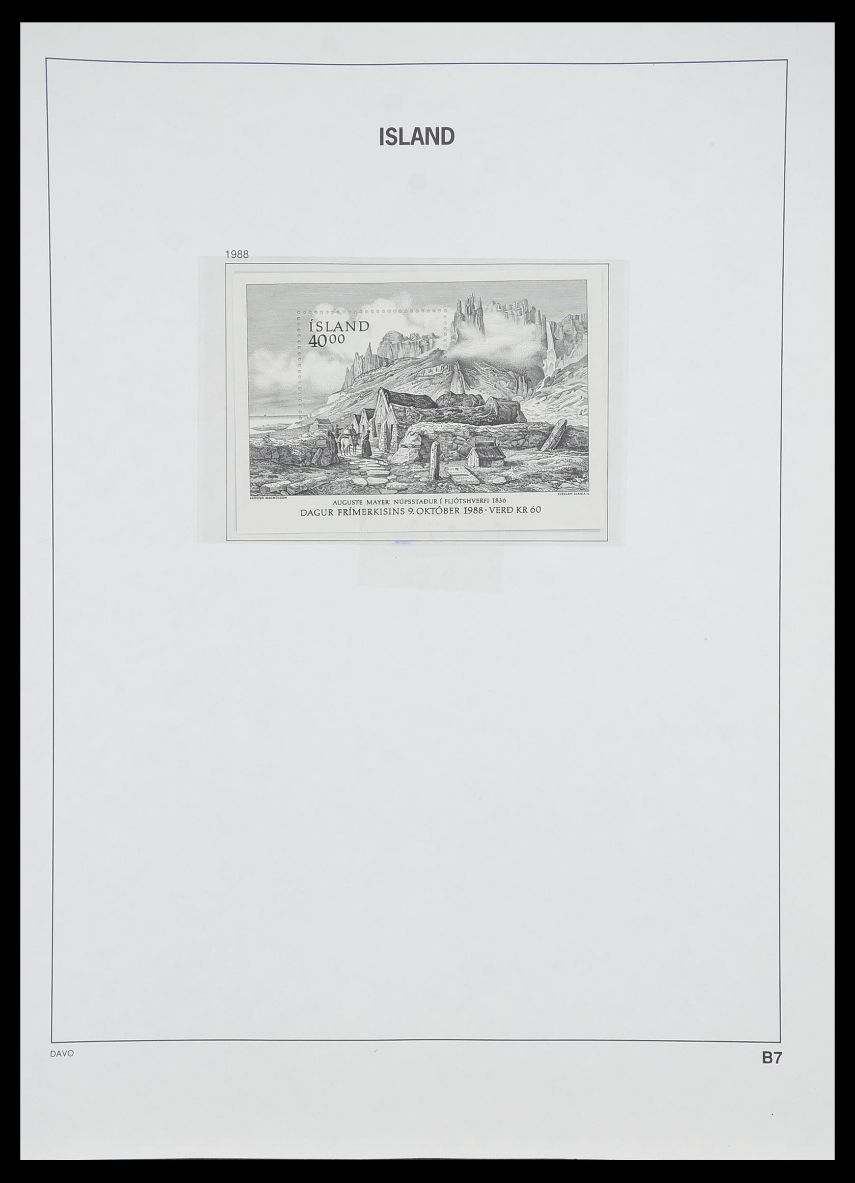 33785 066 - Postzegelverzameling 33785 IJsland 1876-1990.