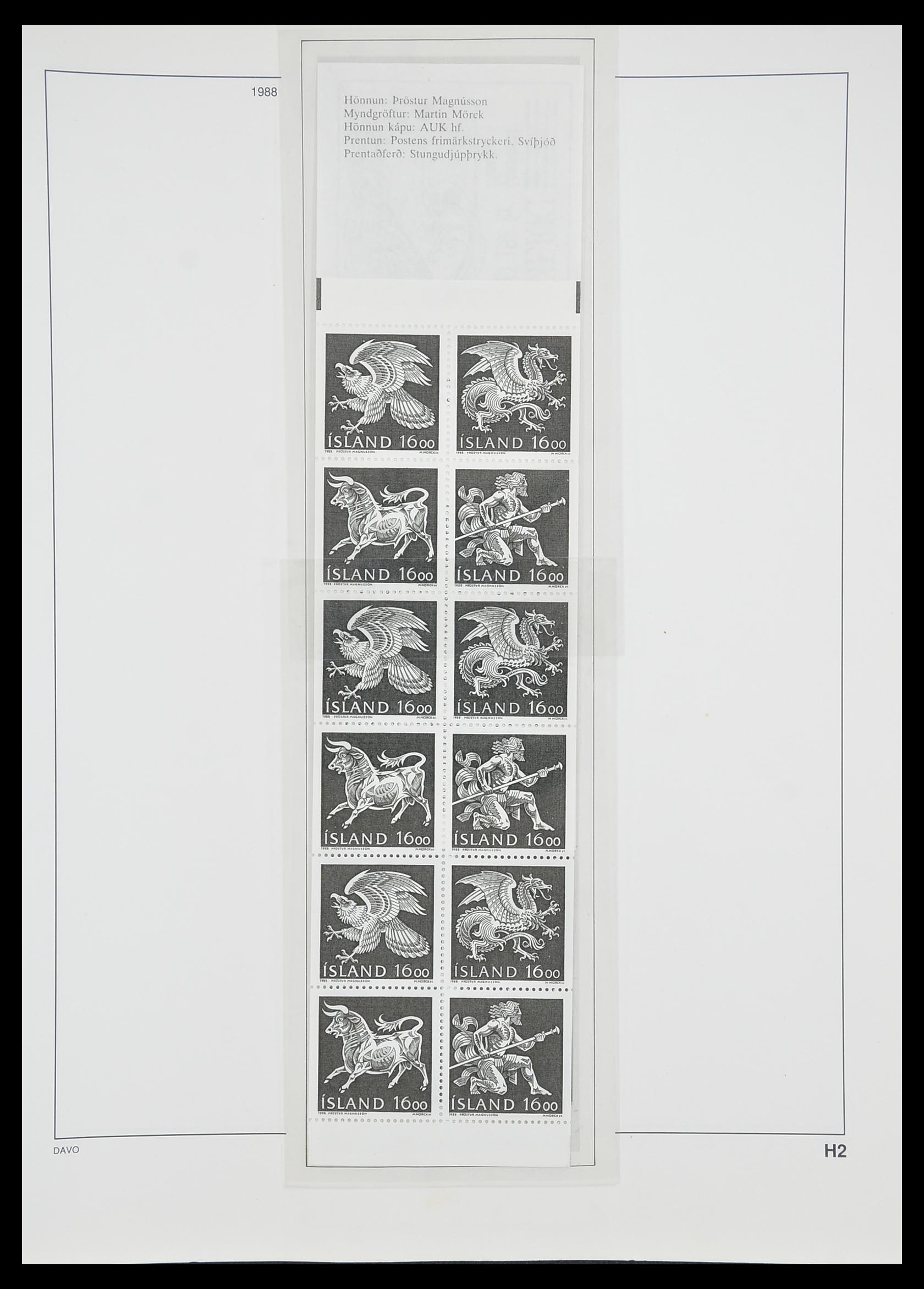33785 070 - Postzegelverzameling 33785 IJsland 1876-1990.