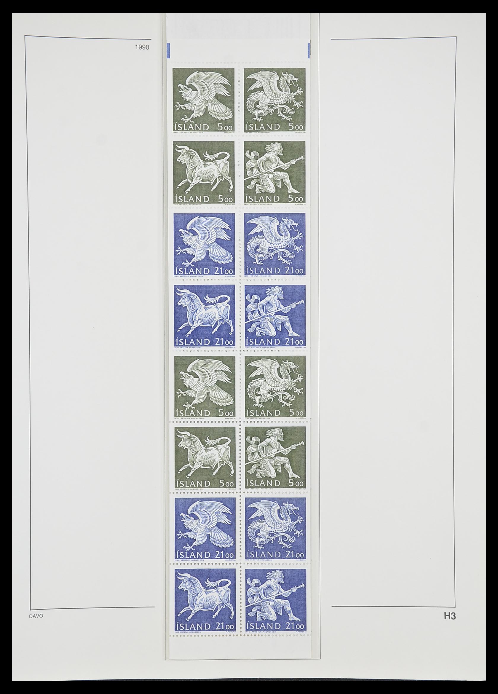33785 071 - Postzegelverzameling 33785 IJsland 1876-1990.