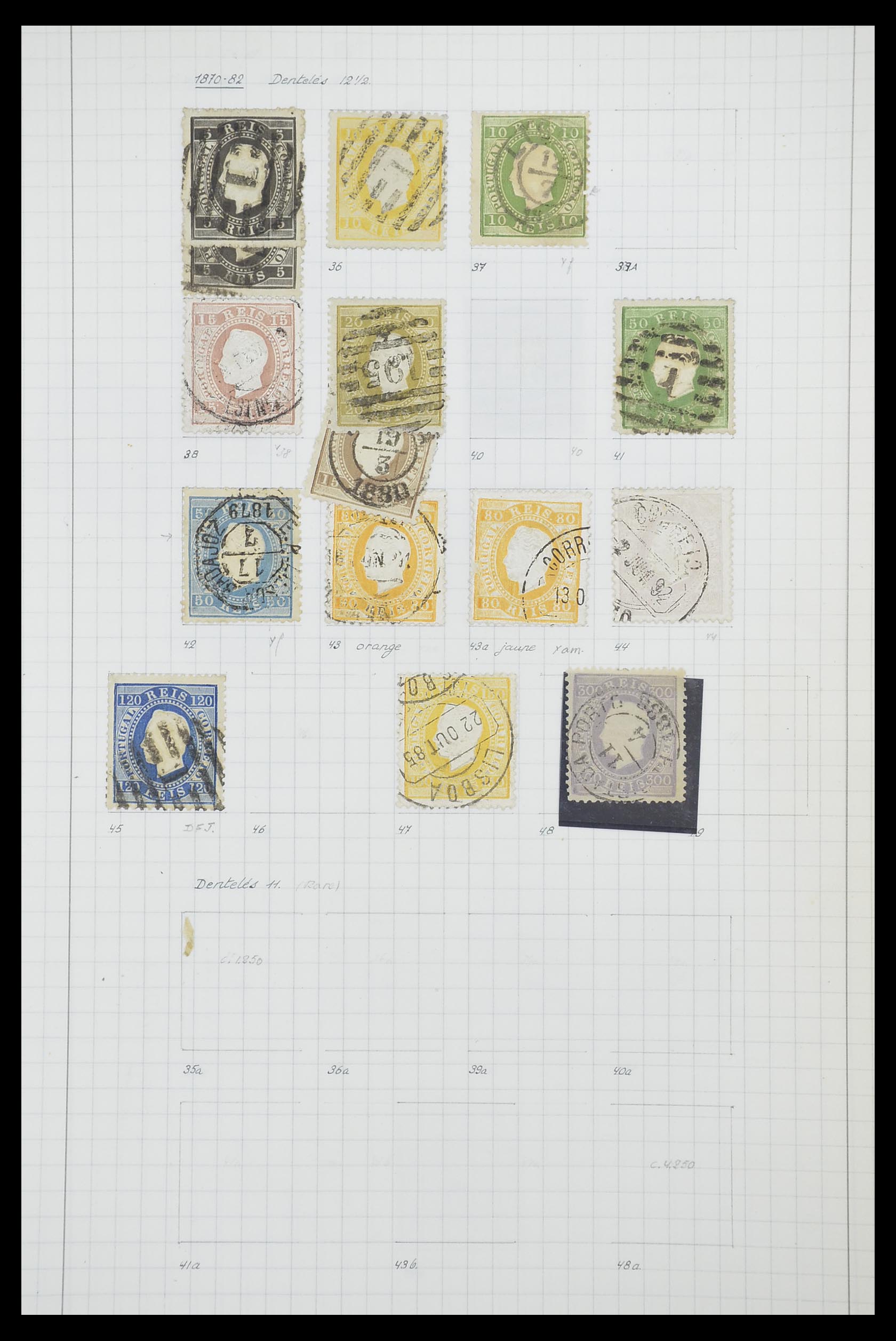 33788 003 - Postzegelverzameling 33788 Portugal 1853-1980.