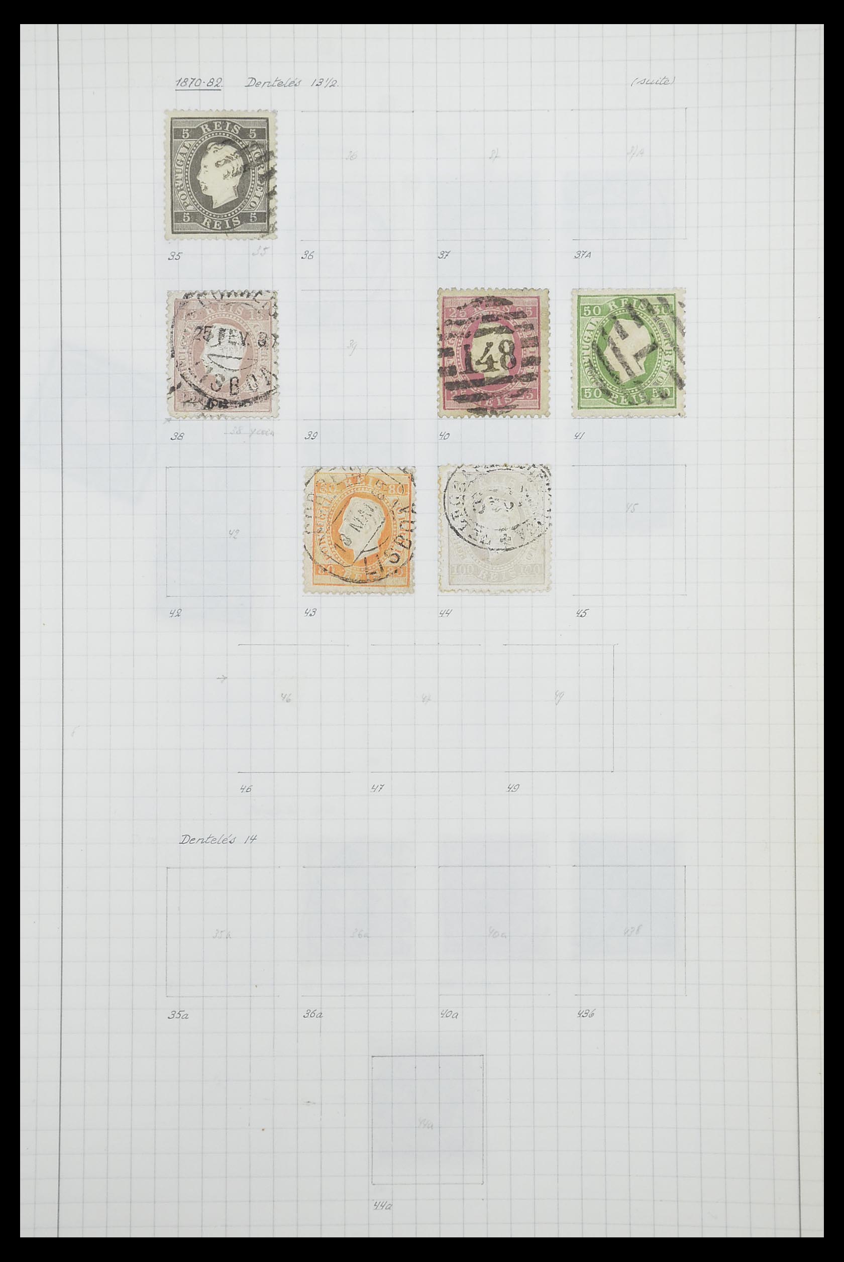 33788 004 - Postzegelverzameling 33788 Portugal 1853-1980.