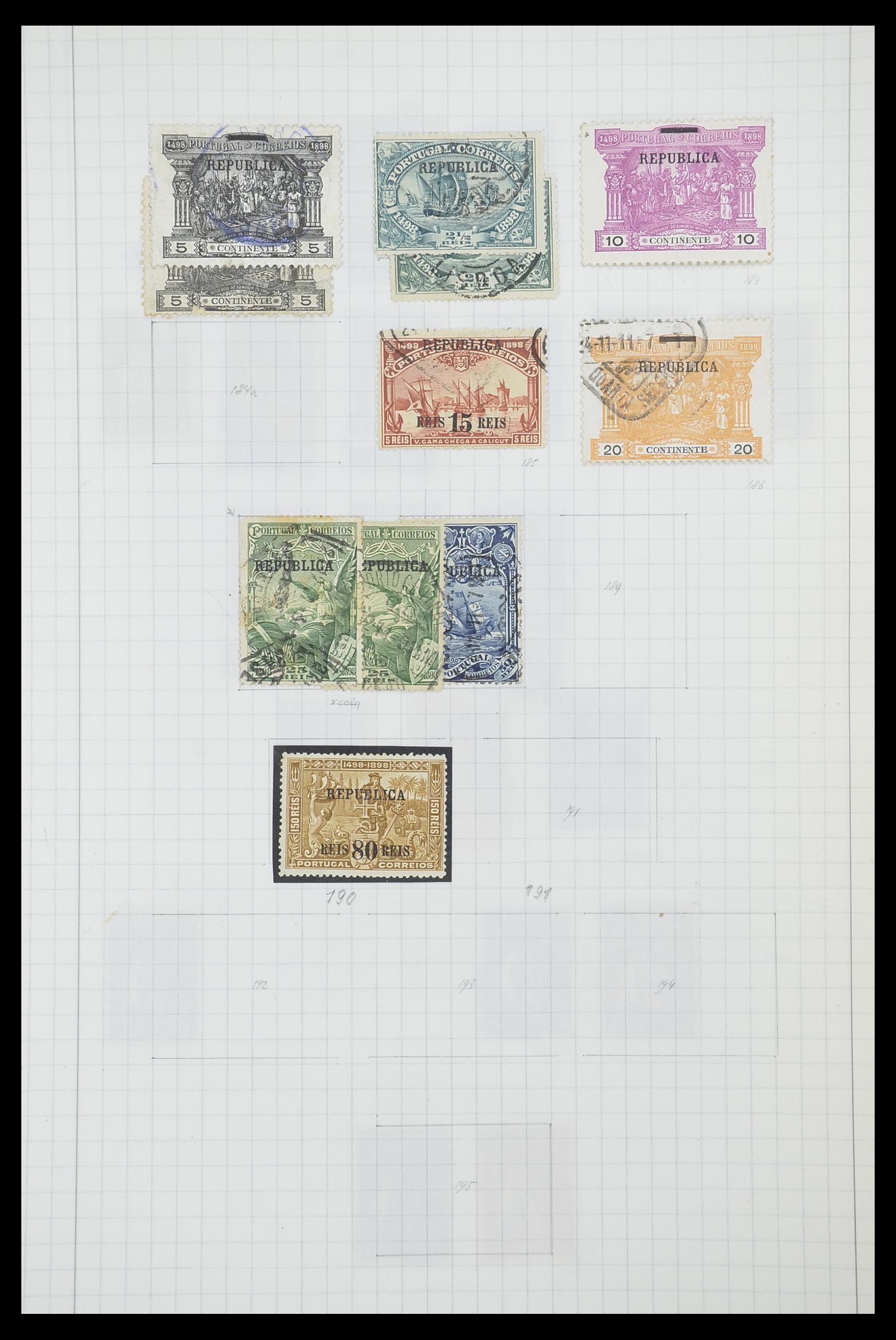 33788 014 - Postzegelverzameling 33788 Portugal 1853-1980.