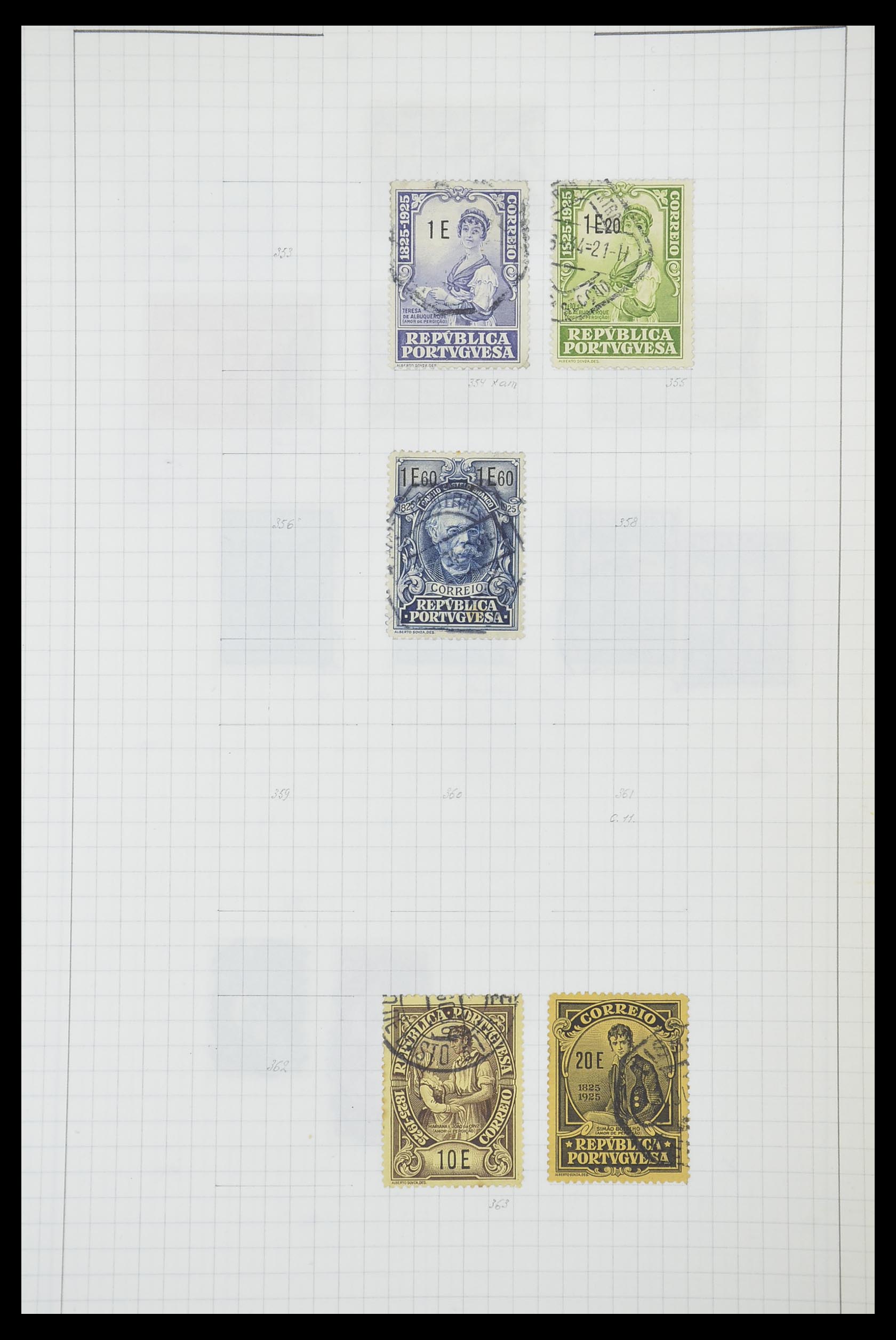 33788 024 - Postzegelverzameling 33788 Portugal 1853-1980.