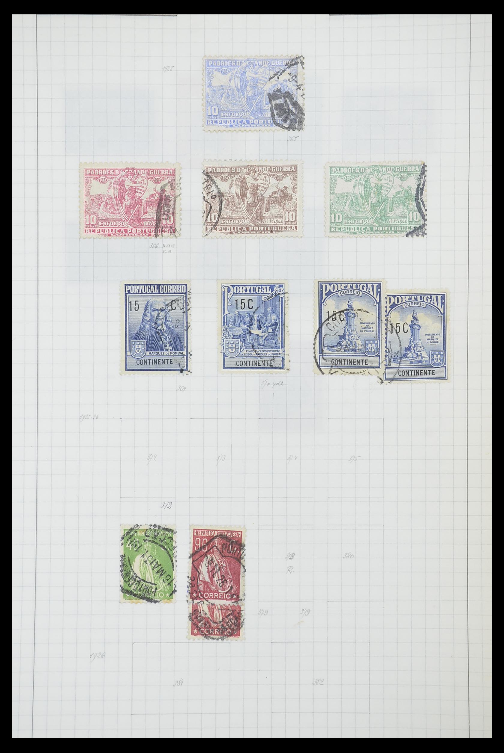33788 025 - Postzegelverzameling 33788 Portugal 1853-1980.