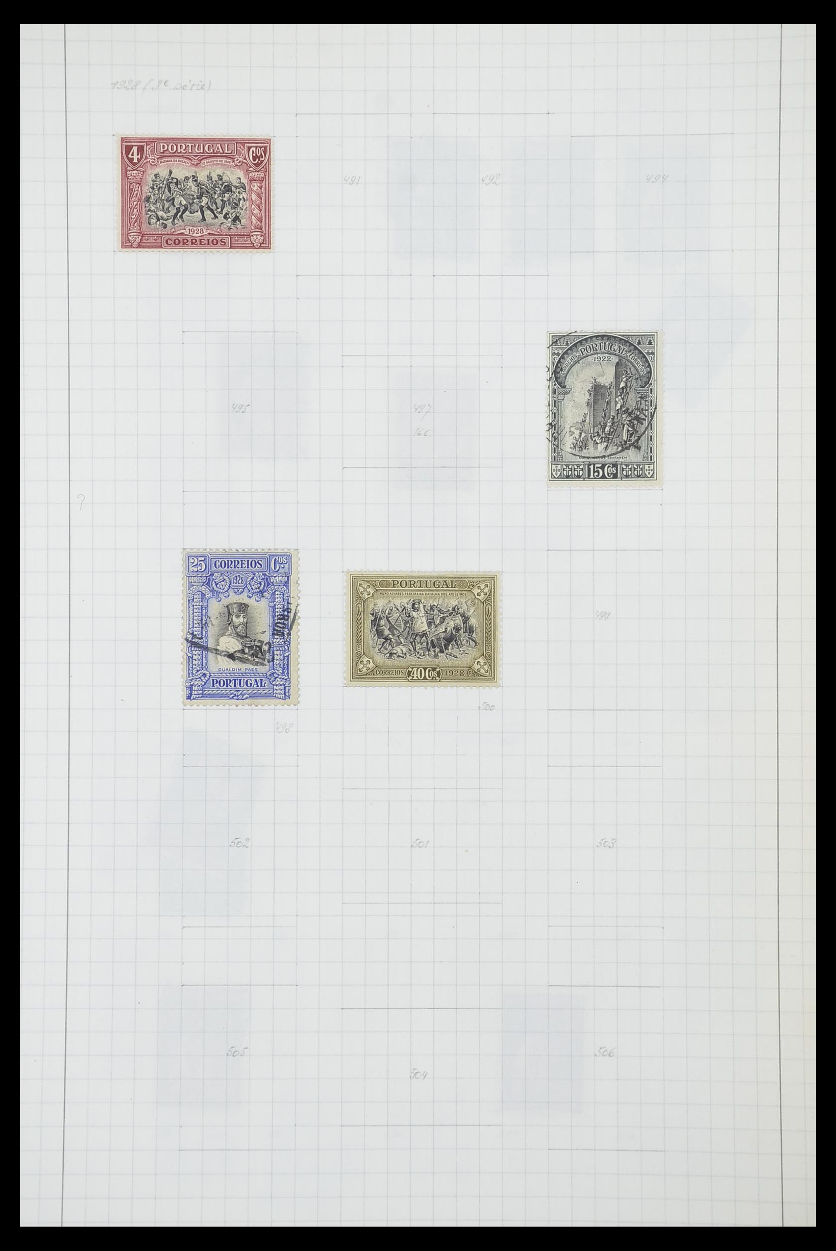 33788 032 - Postzegelverzameling 33788 Portugal 1853-1980.